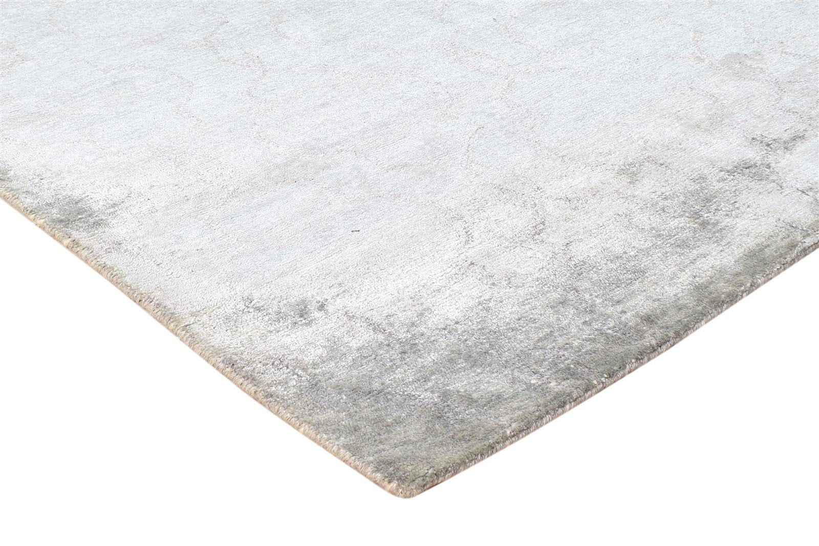 6' X 9' Rug Silk Grey Modern Hand Knotted American Abstract Room Size Carpet   7865069142165