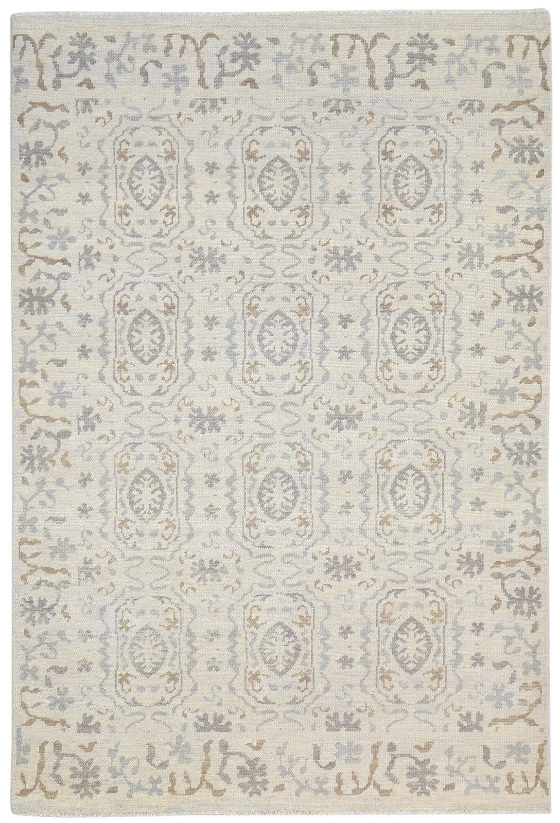 6' X 9' Rug Silk Sage Persian Hand Knotted Bokhara Oriental Room Size Carpet   7864802771093
