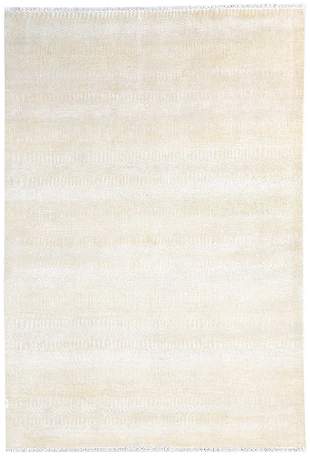 6' X 9' Rug Wool Beige Modern Hand Knotted Agra Grass Trellis Large Carpet   7864606949525