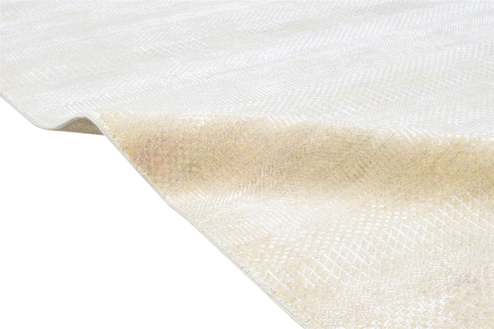 6' X 9' Rug Wool Beige Modern Hand Knotted Agra Grass Trellis Large Carpet   7864606949525