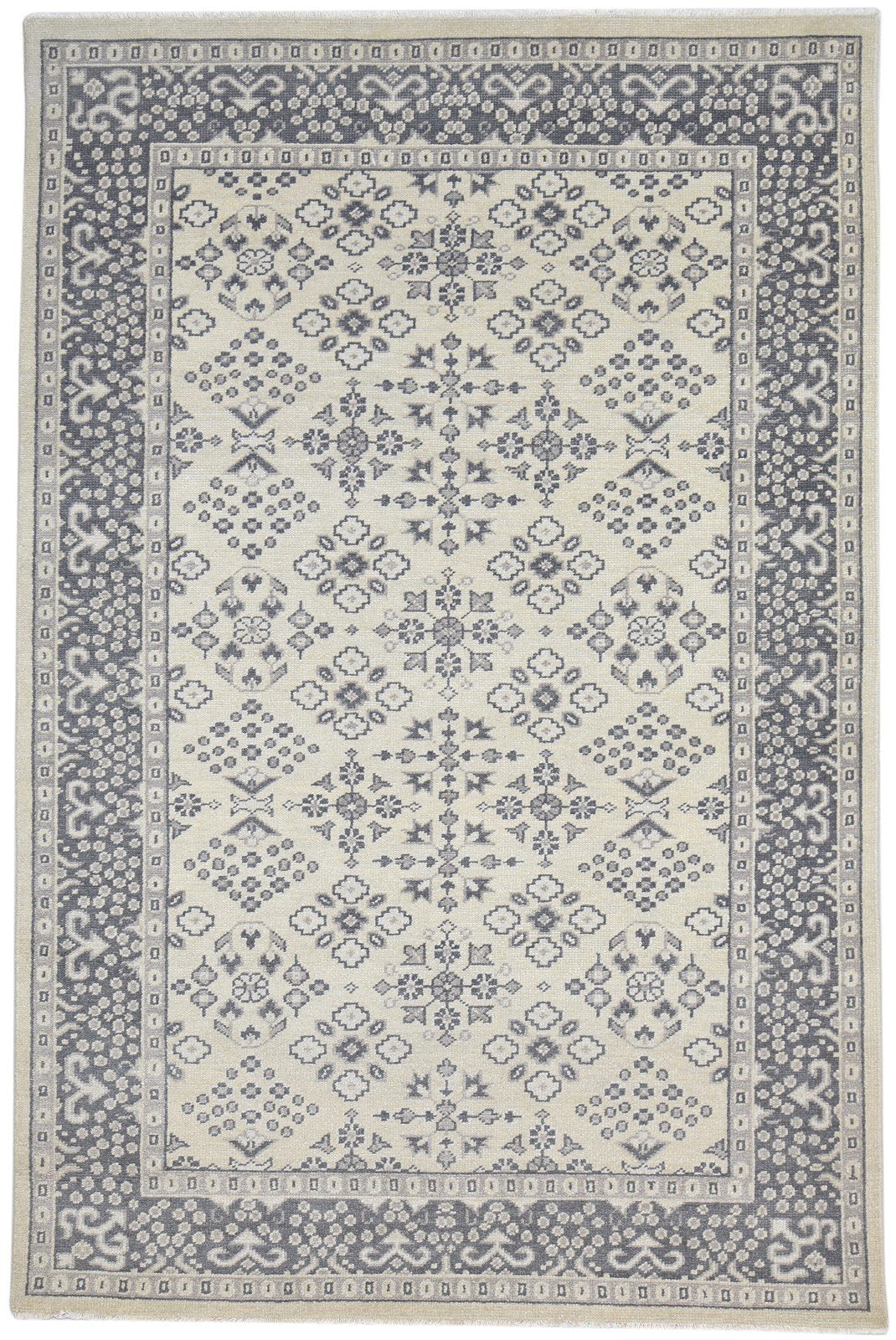 6' X 9' Rug Wool Beige Persian Hand Knotted Bokhara Oriental Room Size Carpet   7864797134997