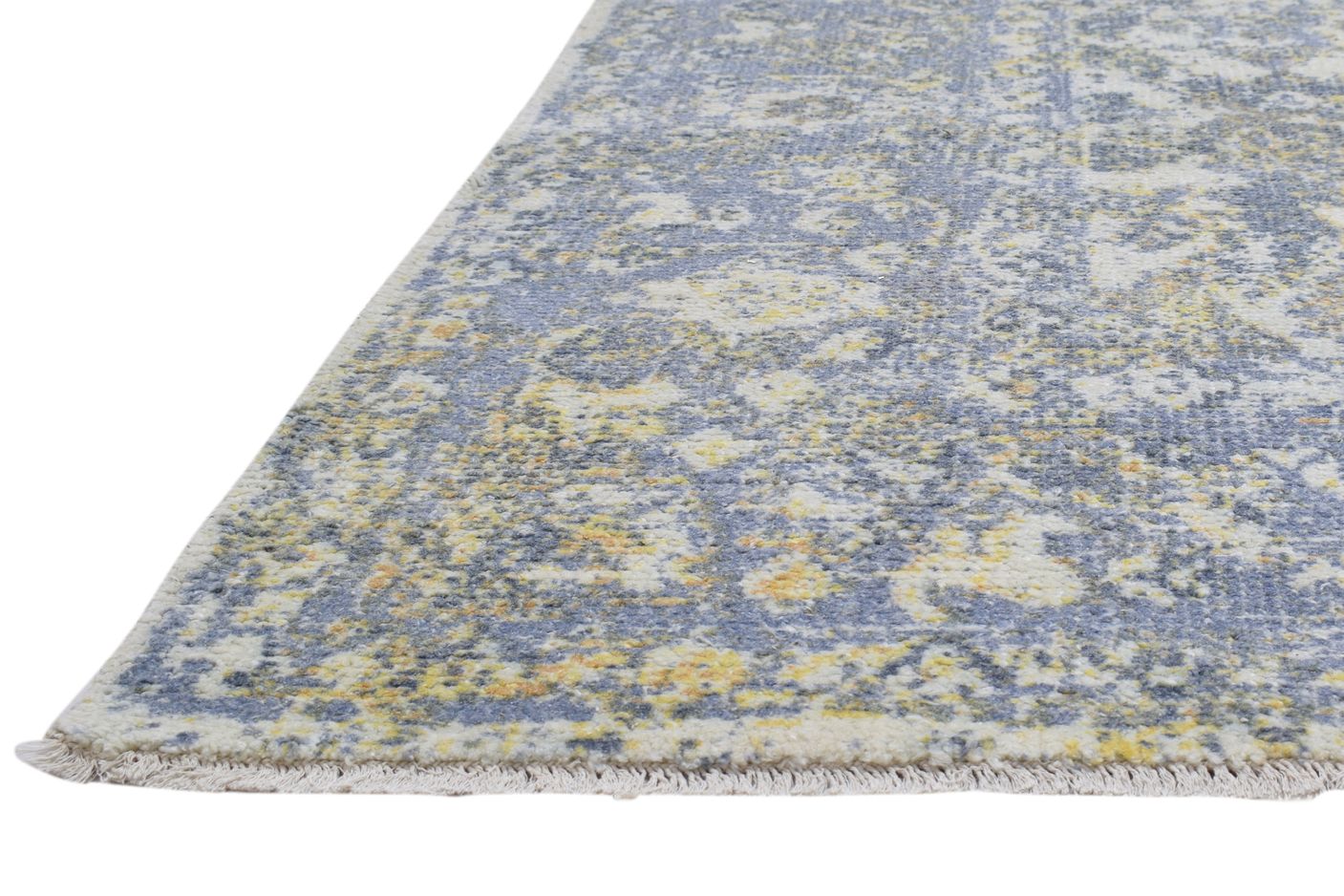 6' X 9' Rug Wool Blue Persian Hand Knotted Kazak Distressed Room Size Carpet   7860675903637