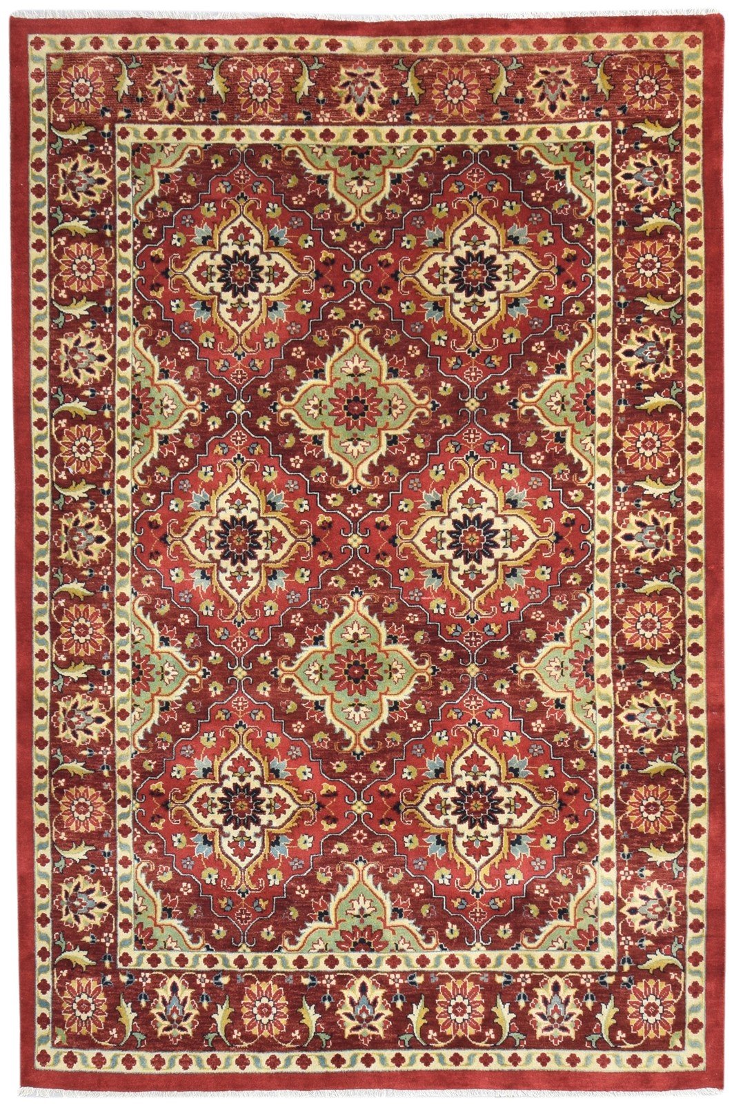 6' X 9' Rug Wool Red Persian Hand Knotted Kazak Oriental Room Size Carpet   7865145786517