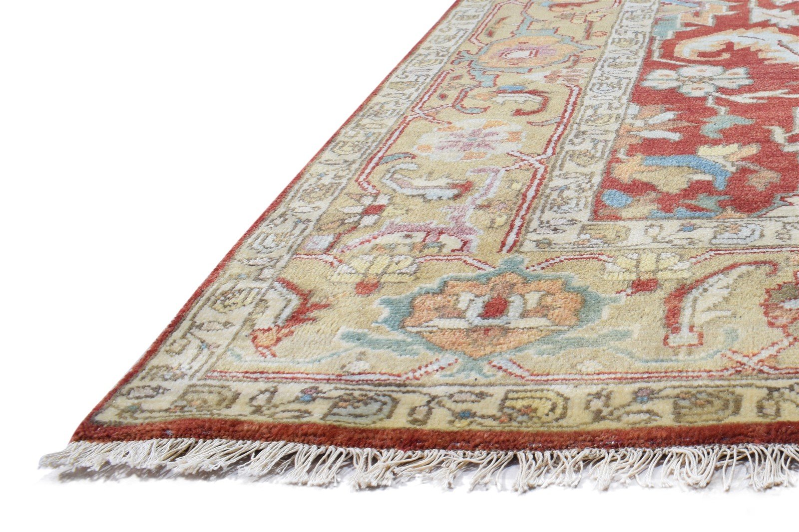 6' X 9' Rug Wool Rust Persian Hand Knotted Kashan Oriental Room Size Carpet   7865000198293