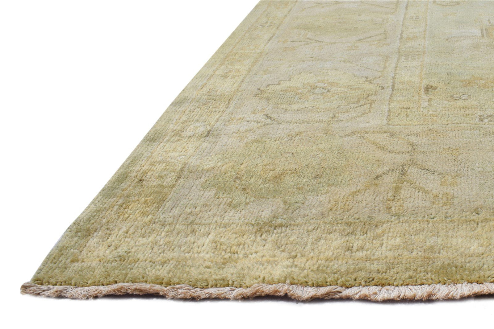 6' X 9' Rug Wool Sage Persian Hand Knotted Oushak Oriental Large Carpet   7865073402005