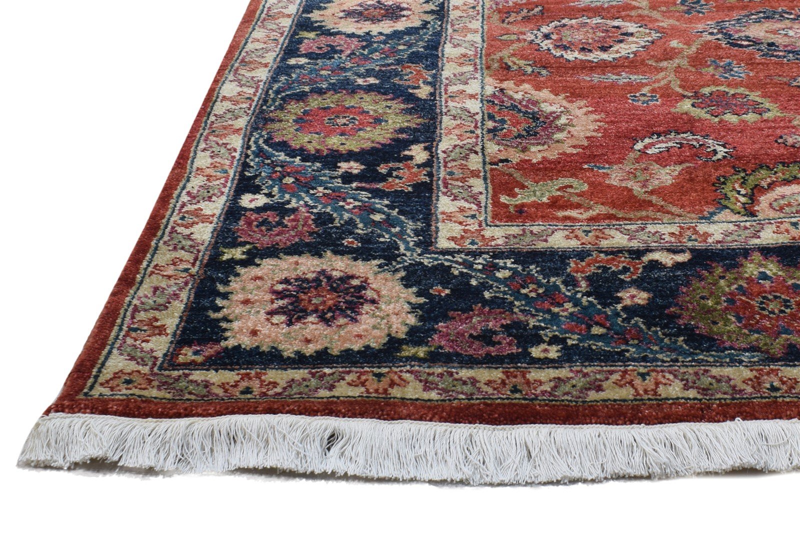 5' X 7' Rug Wool Red Persian Hand Knotted Kashan Oriental Room Size Carpet 