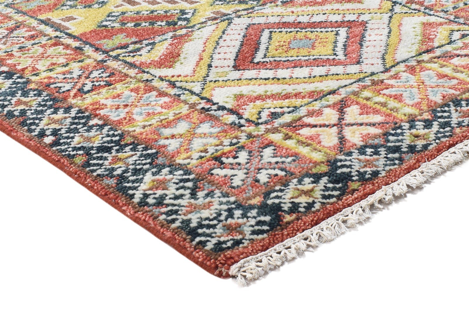 Wool Red Rug 4' X 6' Persian Hand Knotted Kazak Oriental Room Size Carpet 