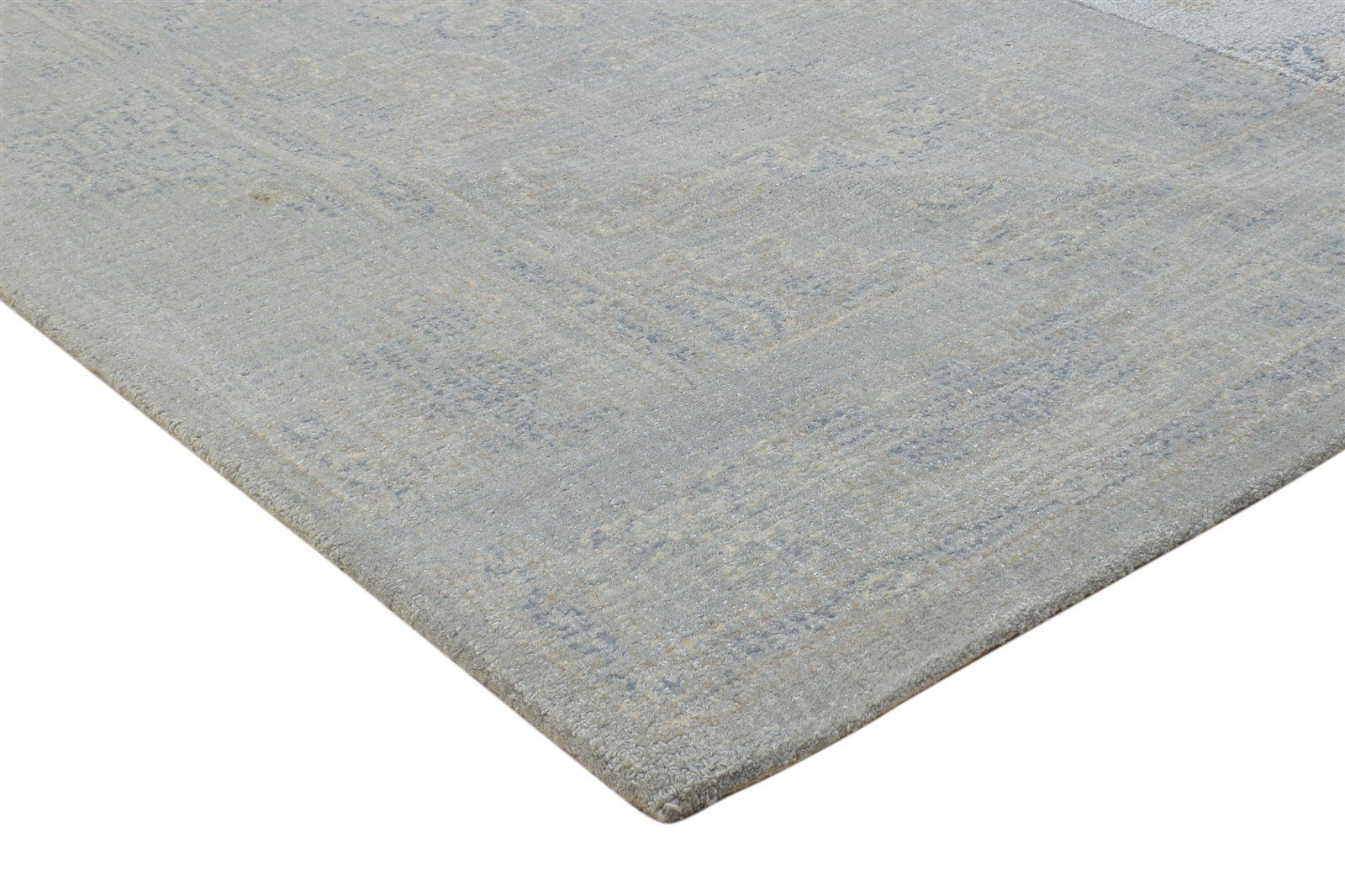 5' X 8' Rug Wool Grey Persien Hand Tufted Oushak Oriental Room Size Carpet 