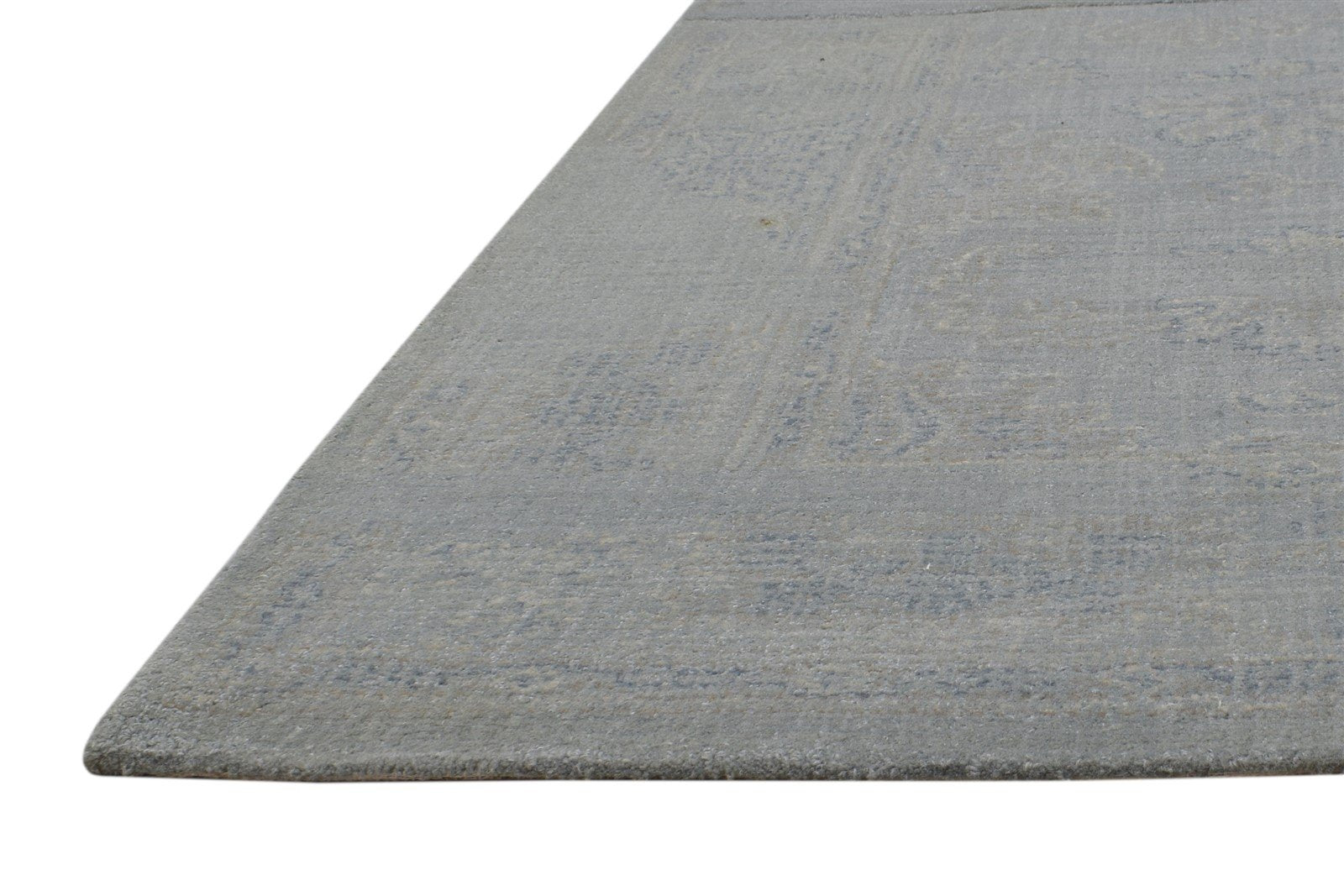 5' X 8' Rug Wool Grey Persien Hand Tufted Oushak Oriental Room Size Carpet 