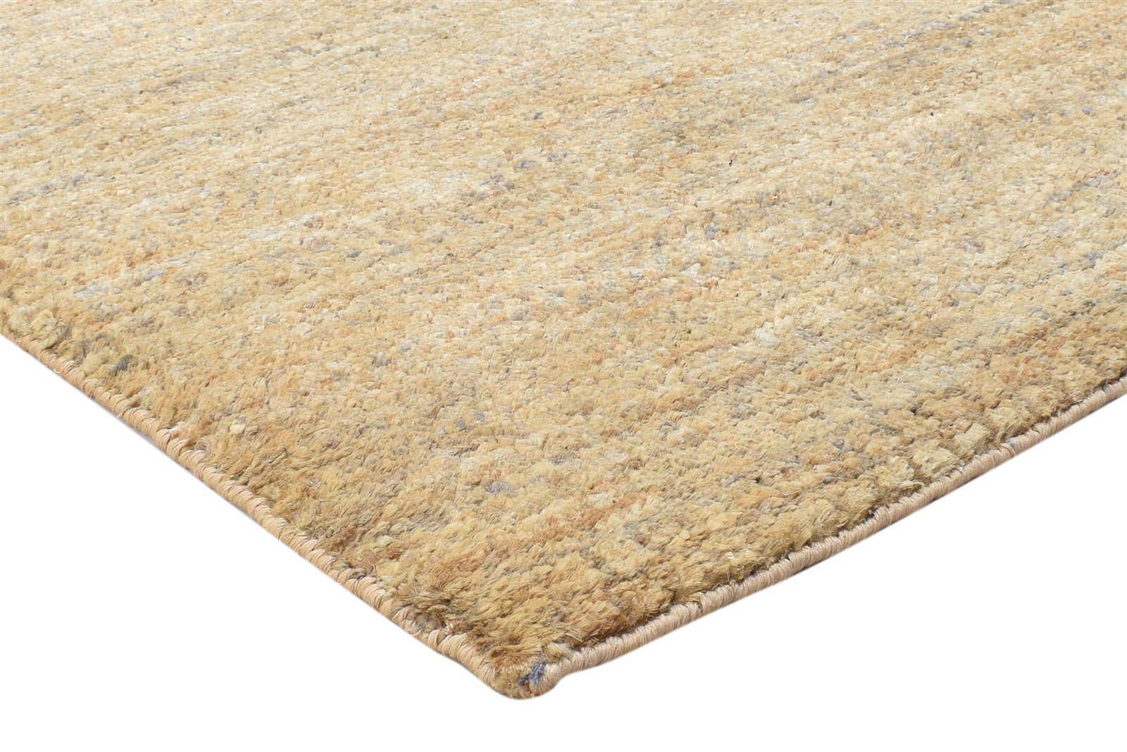 Jute Rust Rug 5' X 8' Modern Hand Knotted Scandinavian Solid Room Size Carpet 