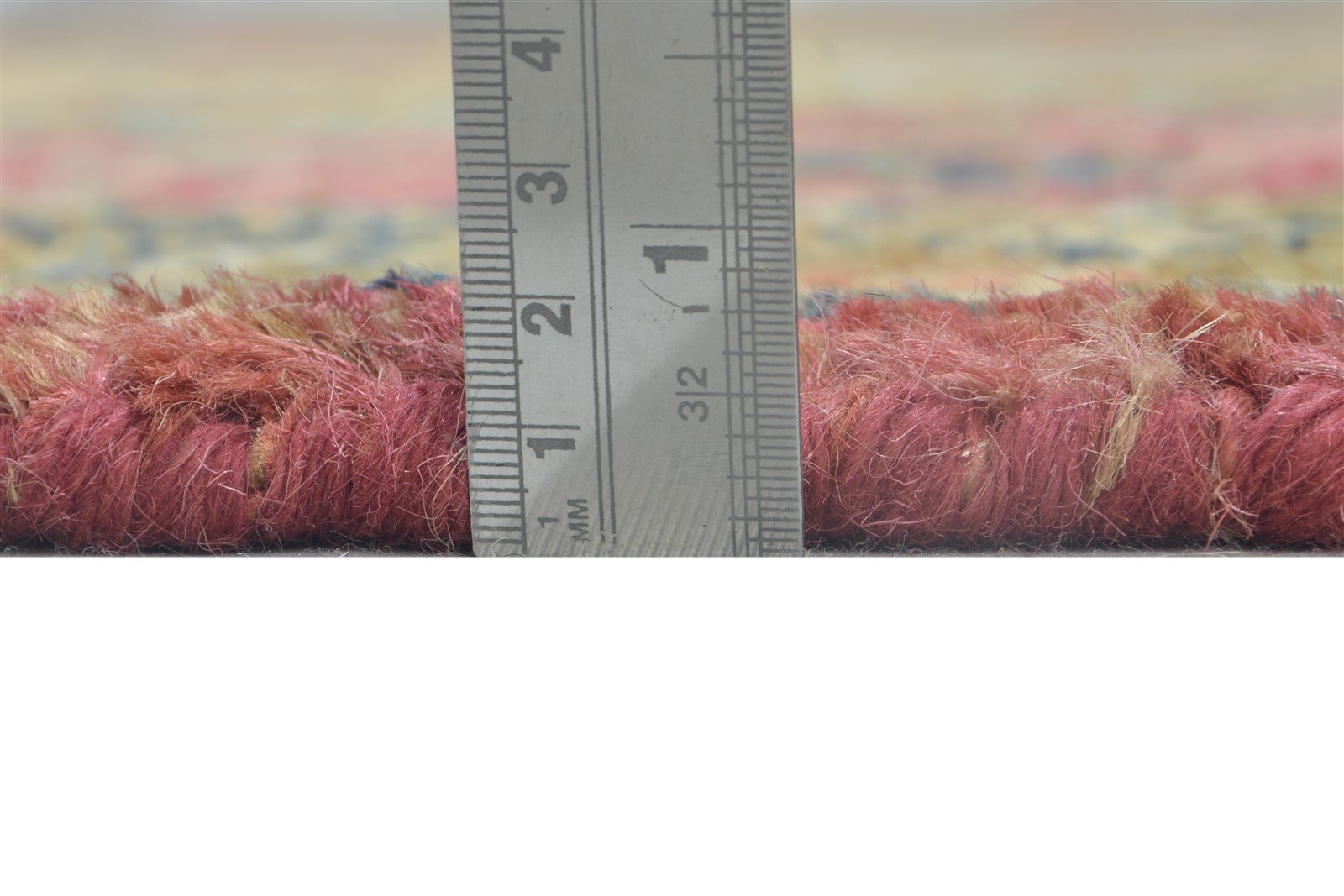 Red Jute Rug 5' X 8' Persian Hand Knotted Heriz-Indian Oriental Room Size Carpet  Area Rug 