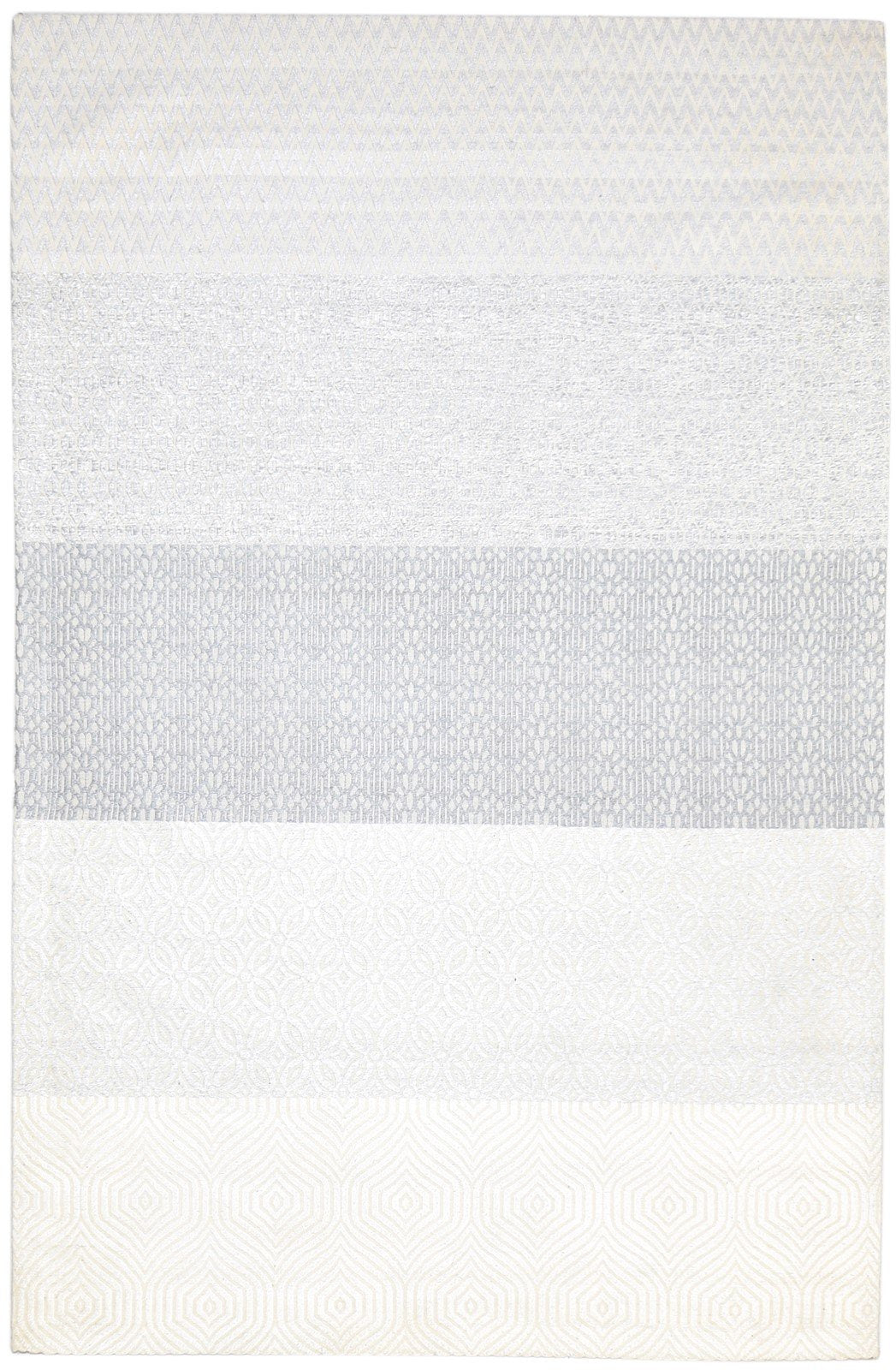 Jacquard Grey Rug 5X8 Modern Jacquard Loom Scandinavian Chevron Room Size Carpet  Area Rug 