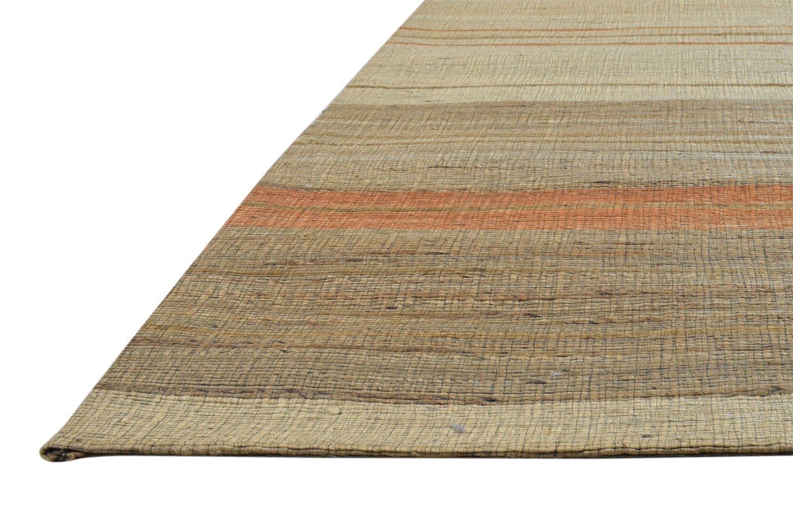 5' X 8' Rug Jute Sage Modern Jacquard Loom Bohemian Striped Room Size Carpet 