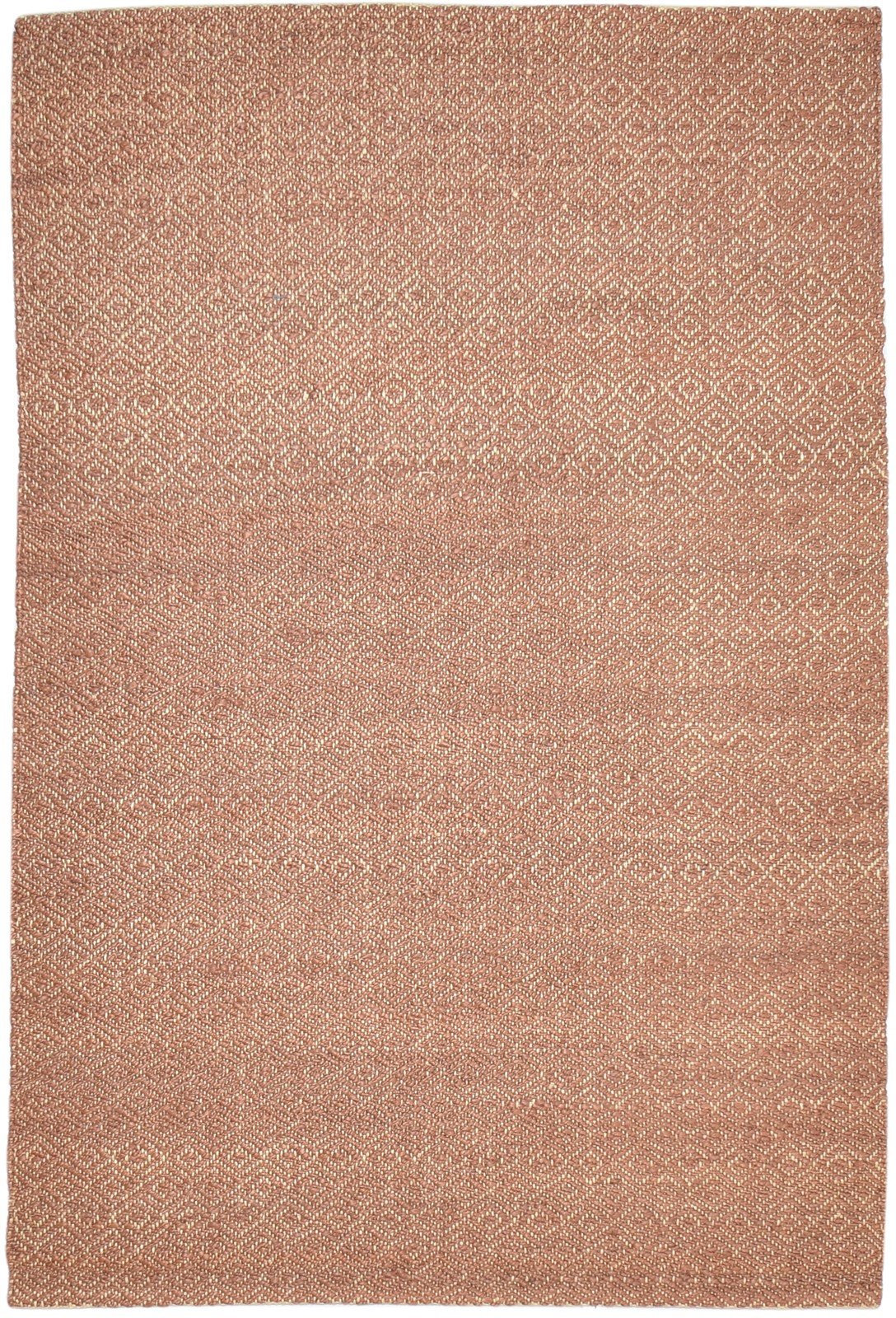 5' X 8' Rug Jute Brown Modern Dhurrie Bohemian Diamond Room Size Carpet 