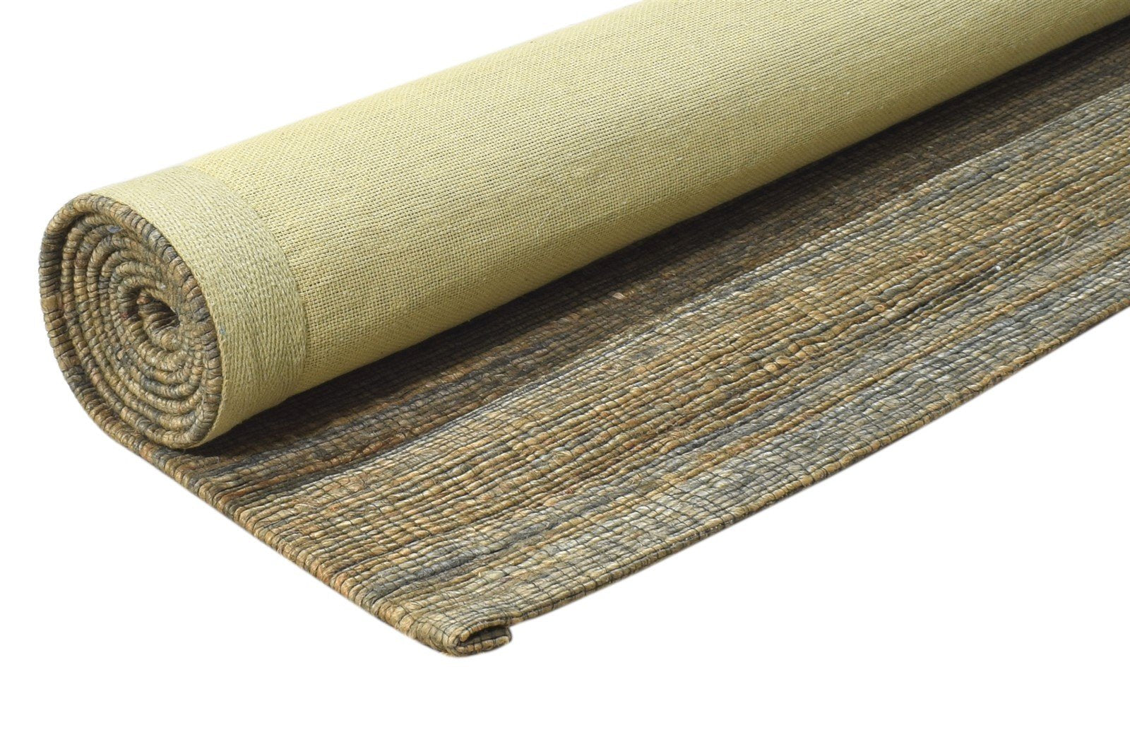 Beige Jacquard Rug 5X7 Modern Jacquard Loom Scandinavian Striped Room Size  Area Rug 