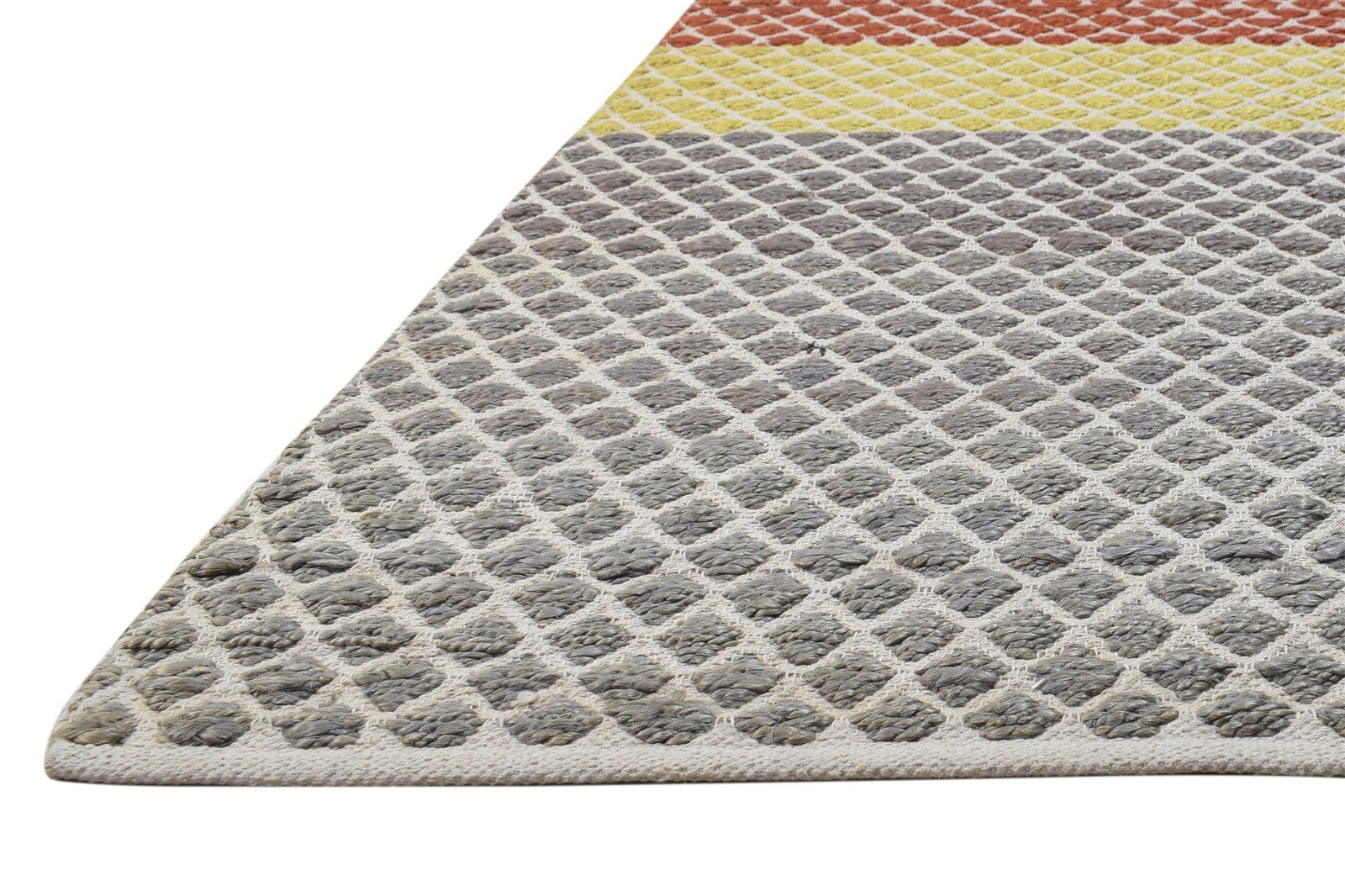 Dhurrie Multi Color Jute Rug 5' X 8' Modern Bohemian Chevron Room Size Carpet 