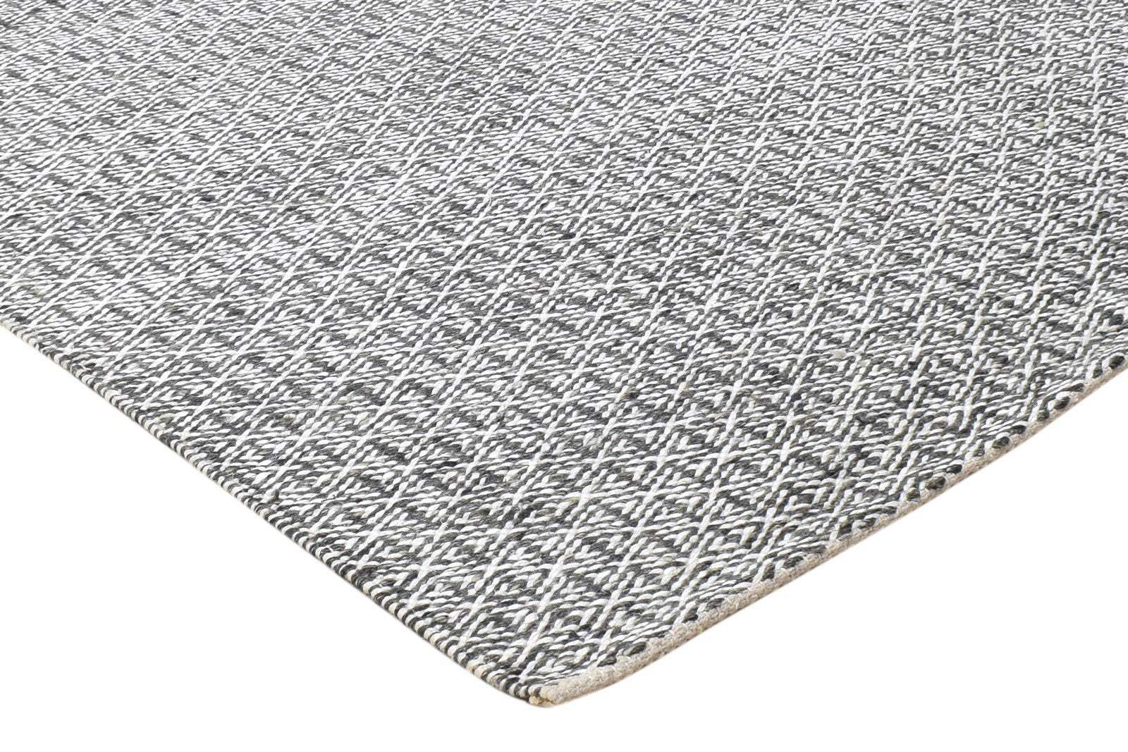 5' X 7' Rug Silk Grey Modern Dhurrie Scandinavian Solid Room Size Carpet 