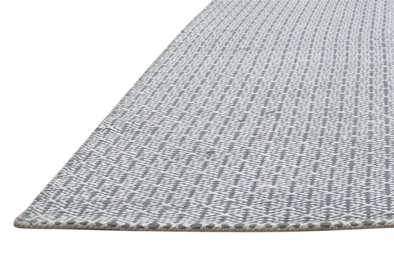 Silk Grey Rug 5' X 7' Modern Dhurrie Scandinavian Solid Room Size Carpet 