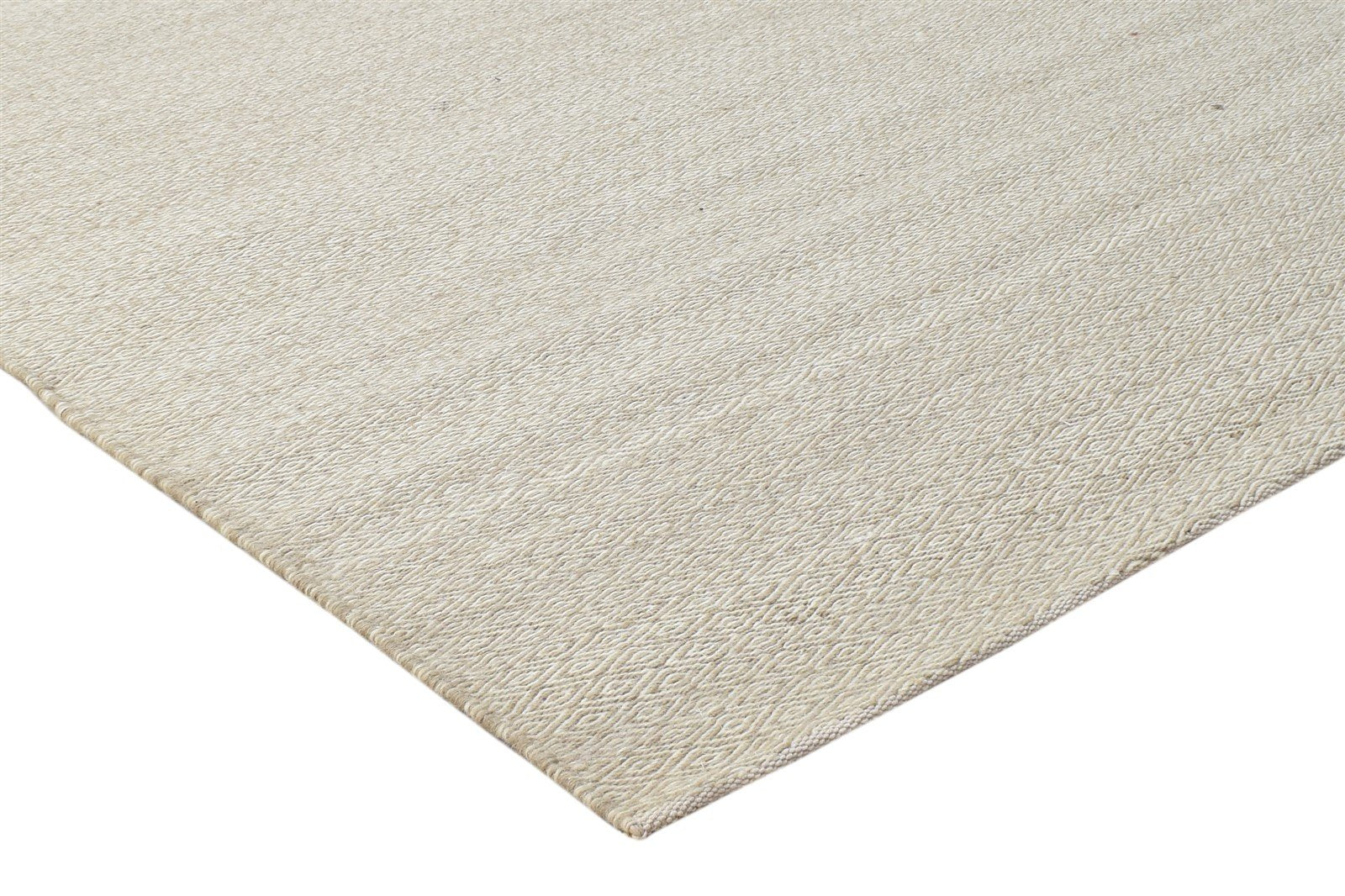 Grey Wool Rug 5' X 8' Modern Dhurrie Scandinavian Solid Room Size Carpet 