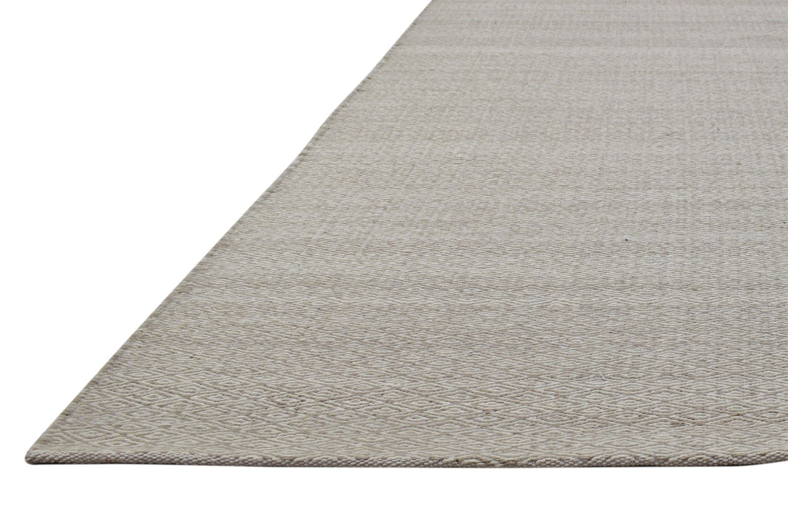 Grey Wool Rug 5' X 8' Modern Dhurrie Scandinavian Solid Room Size Carpet 