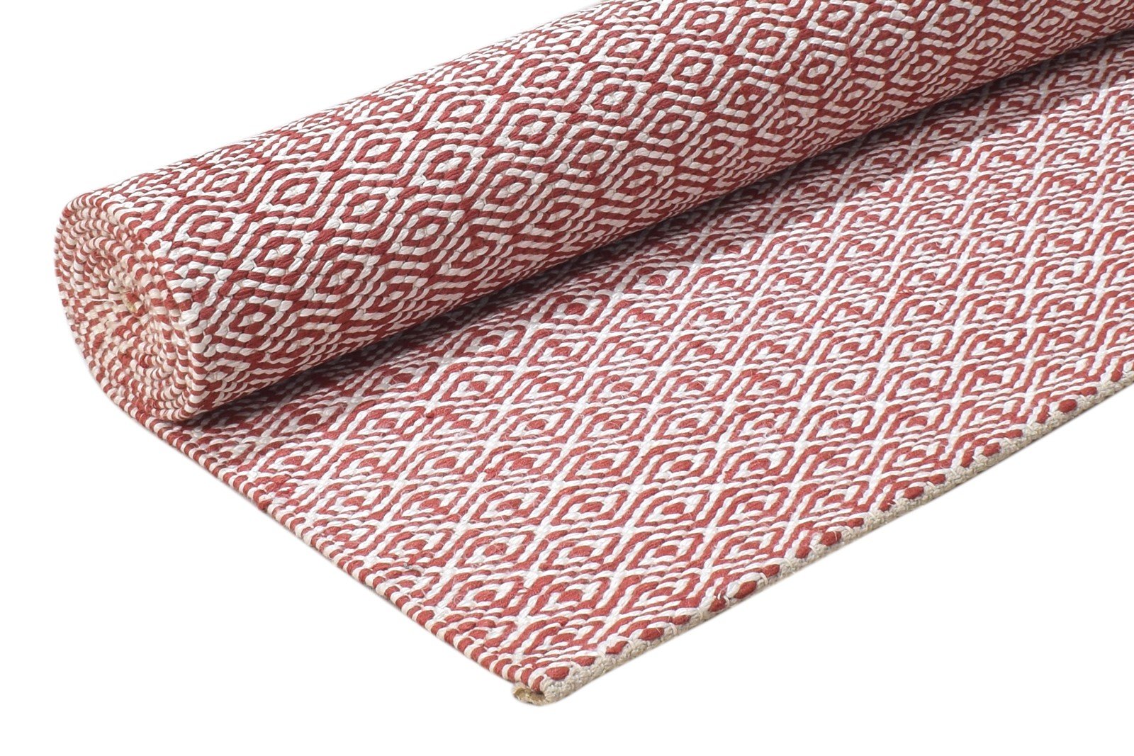 5' X 7' Rug Silk Pink Modern Dhurrie Scandinavian Trellis Room Size Carpet 