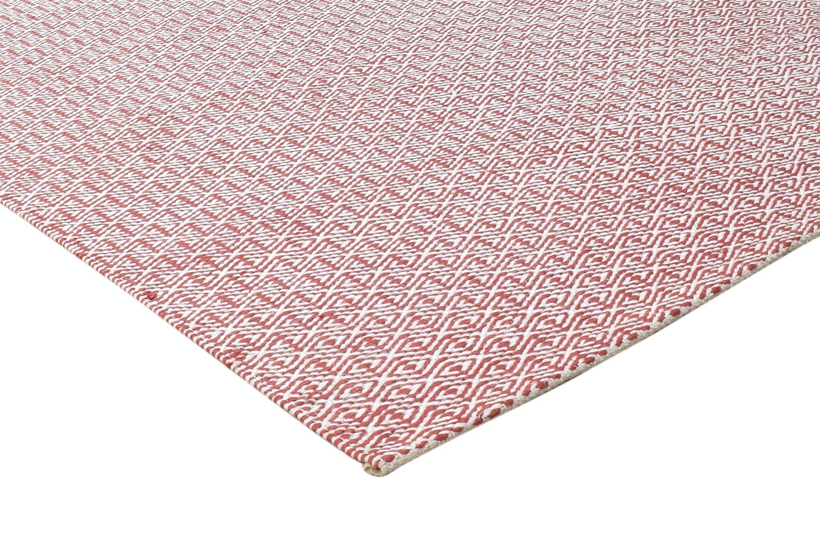 5' X 7' Rug Silk Pink Modern Dhurrie Scandinavian Trellis Room Size Carpet 