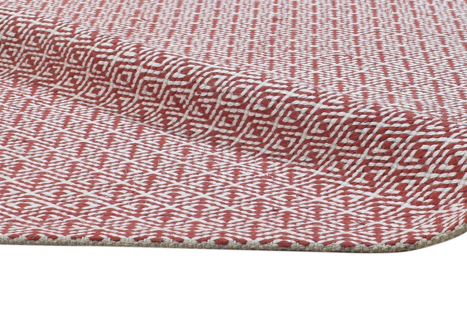 5' X 7' Rug Silk Pink Modern Dhurrie Scandinavian Trellis Room Size Carpet 