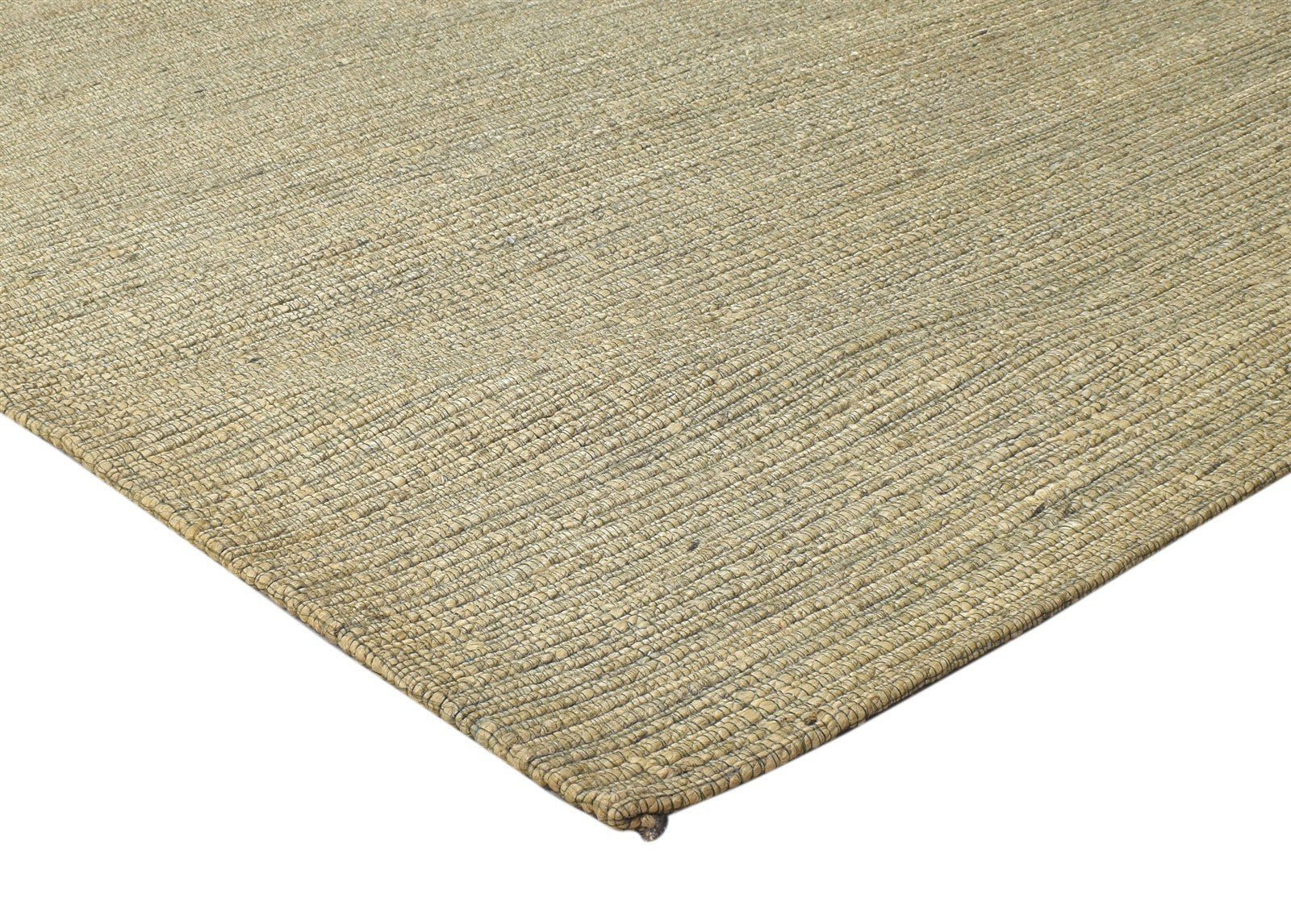 Jute Beige Rug 5' X 7' Modern Jacquard Loom Bohemian Solid Room Size Carpet 