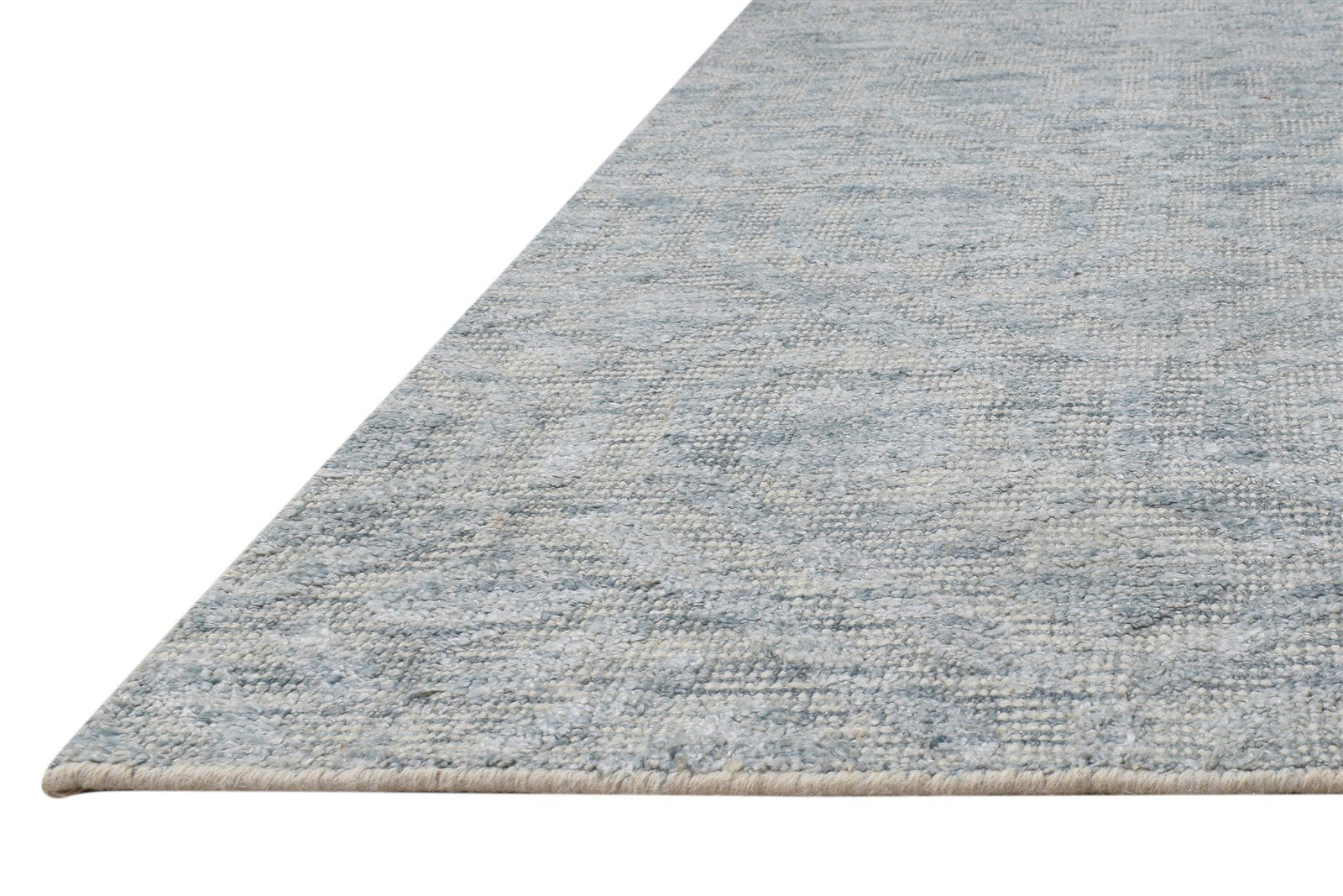 Hand Knotted Grey Rayon From Bamboo Rug 8X10 Modern Scandinavian Trellis Large 