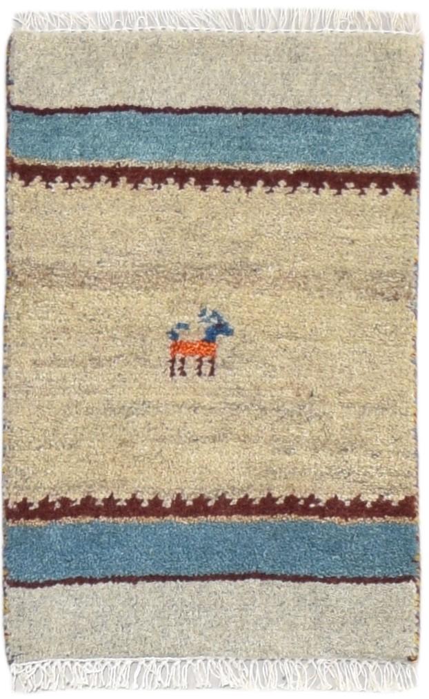 100% Wool Sage Rug 1' X 2' Tribal Hand Knotted Gabbeh Southwestern Small Carpet 