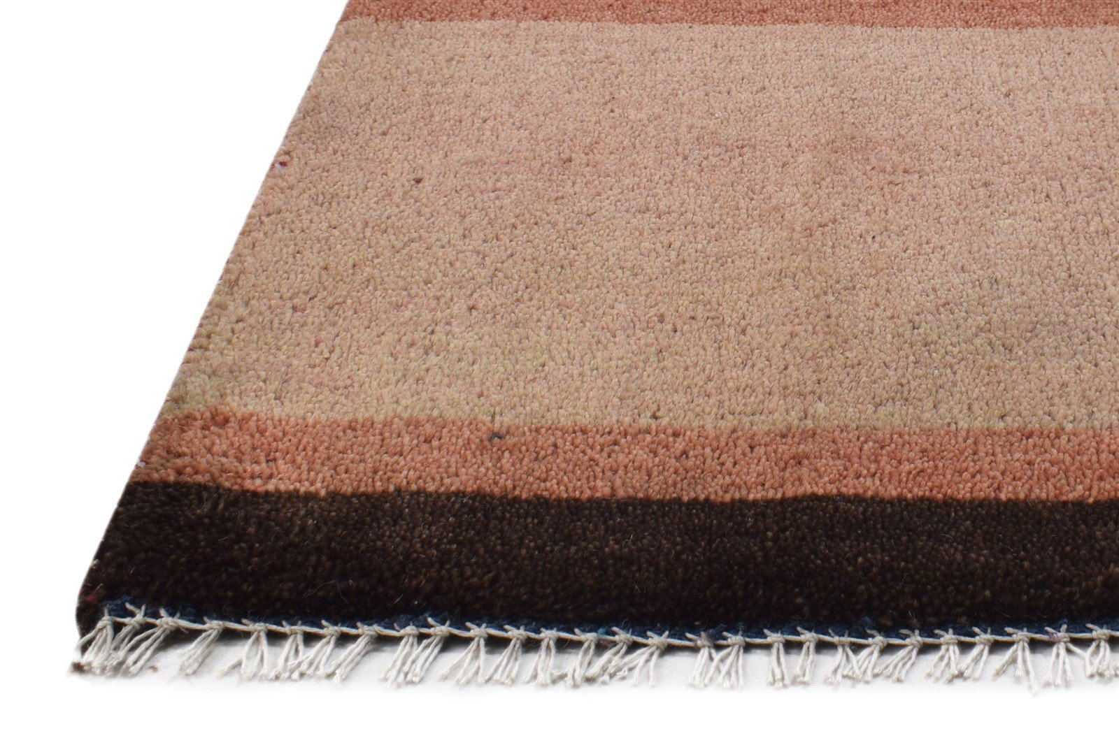 100% Wool Pink Rug 1' X 2' Tribal Hand Knotted Gabbeh Southwestern Small Carpet 