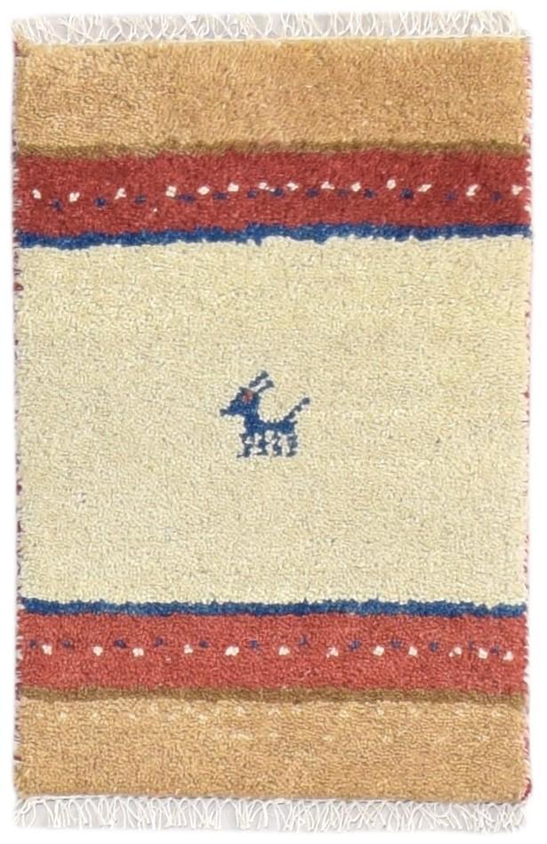 100% Wool Sage Rug 1' X 2' Tribal Hand Knotted Gabbeh Southwestern Small Carpet 