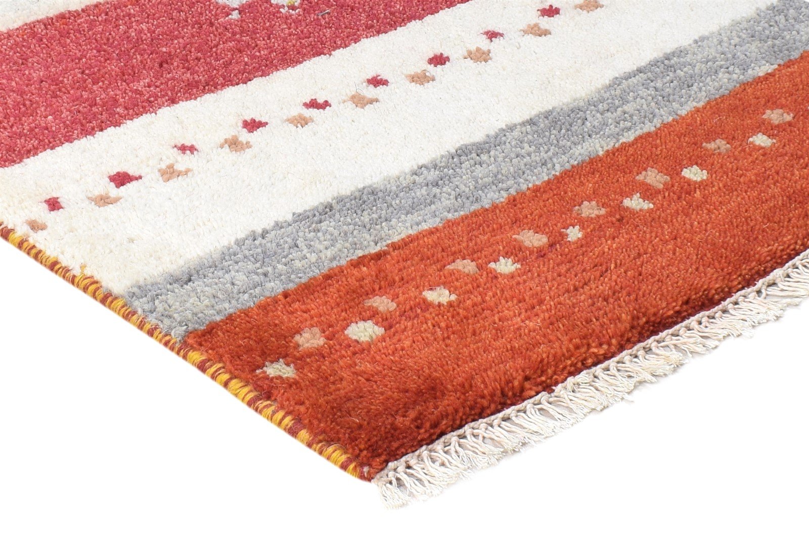 Wool Red Rug 2' X 3' Tribal Hand Knotted Gabbeh Southwestern Small Carpet 