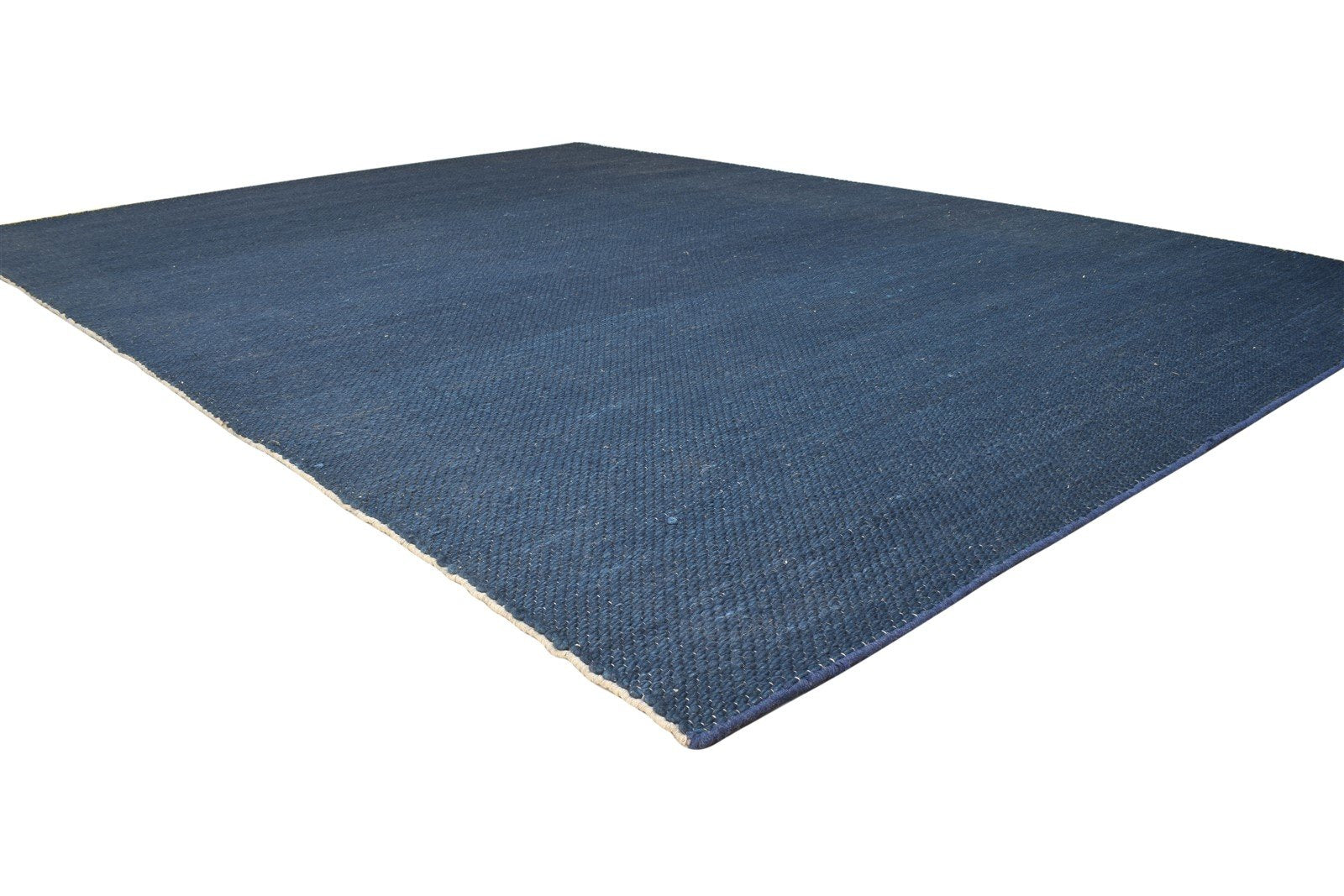 Hand Woven Charcoal Jute Rug 5' X 11' Modern Scandinavian Solid Room Size Carpet 