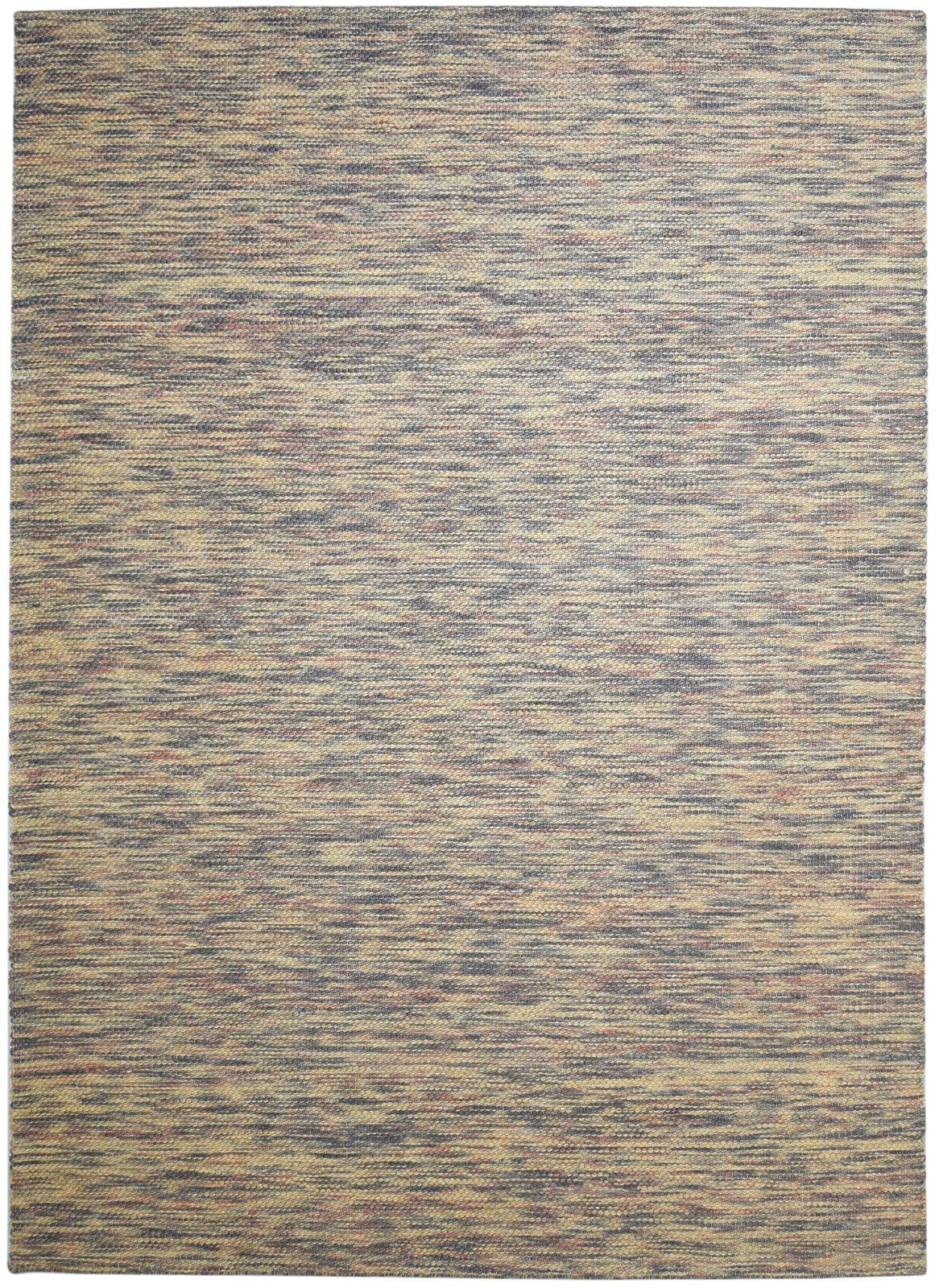 8' X 11' Rug Wool Beige Modern Hand Woven Scandinavian Abstract Large Carpet 