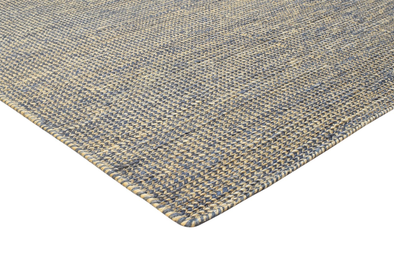 8' X 11' Rug Jute Brown Modern Hand Woven Scandinavian Solid Large Carpet 