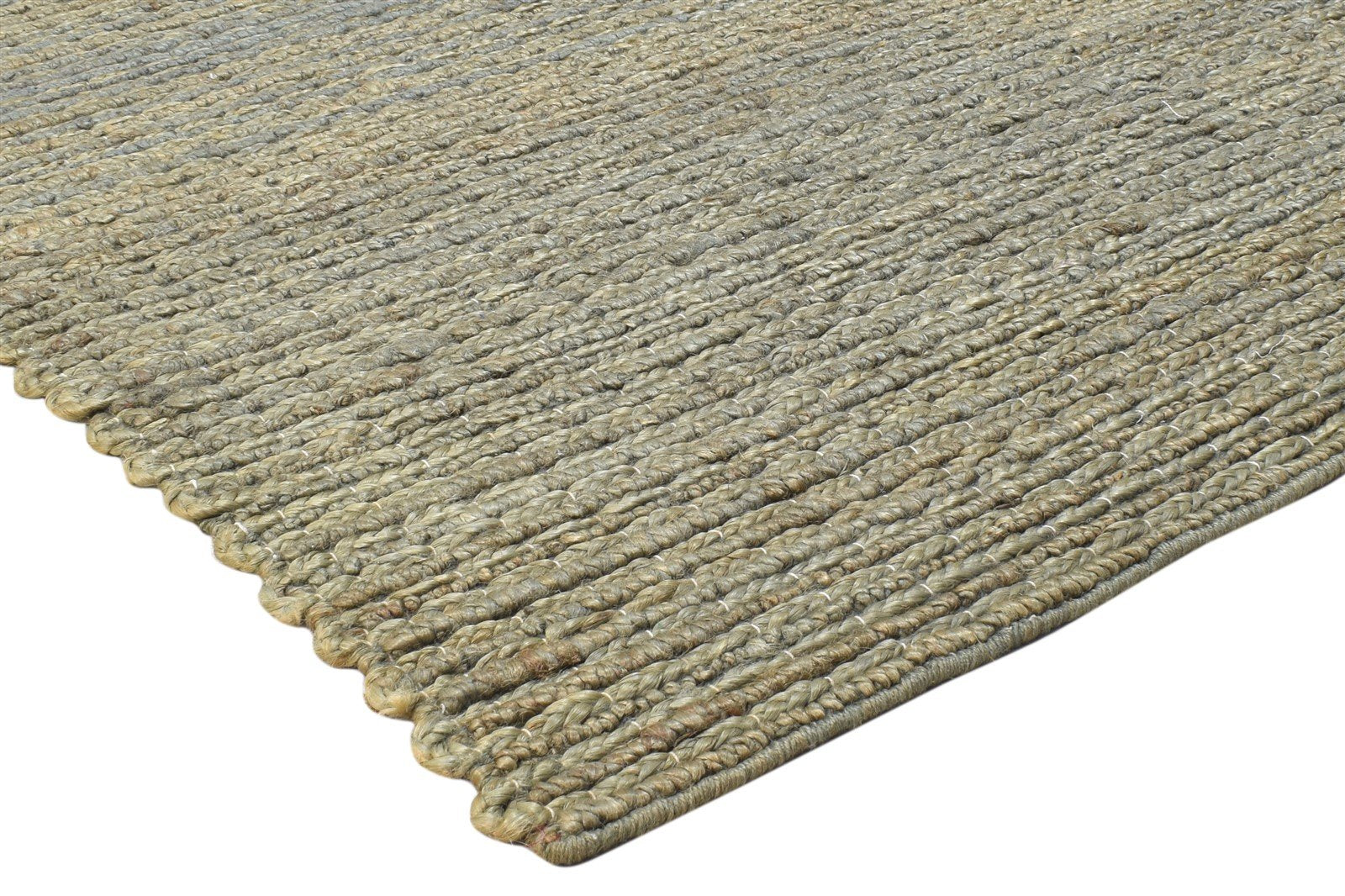 Hand Woven Brown Wool Rug 8' X 10' Modern Scandinavian Solid Large Carpet 