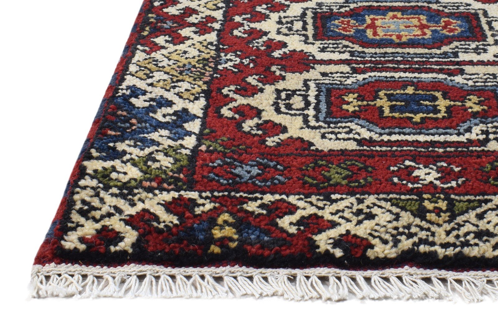 2' X 3' Rug Wool Red Persian Hand Knotted Kazak Oriental Small Carpet 