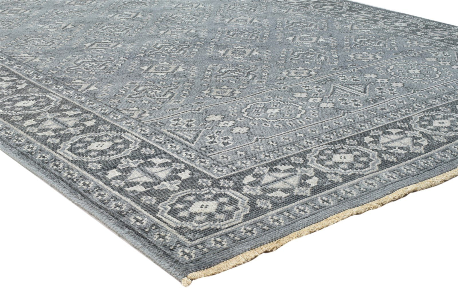 6' X 9' Rug Wool Grey Persian Hand Knotted Kazak Oriental Room Size Carpet 