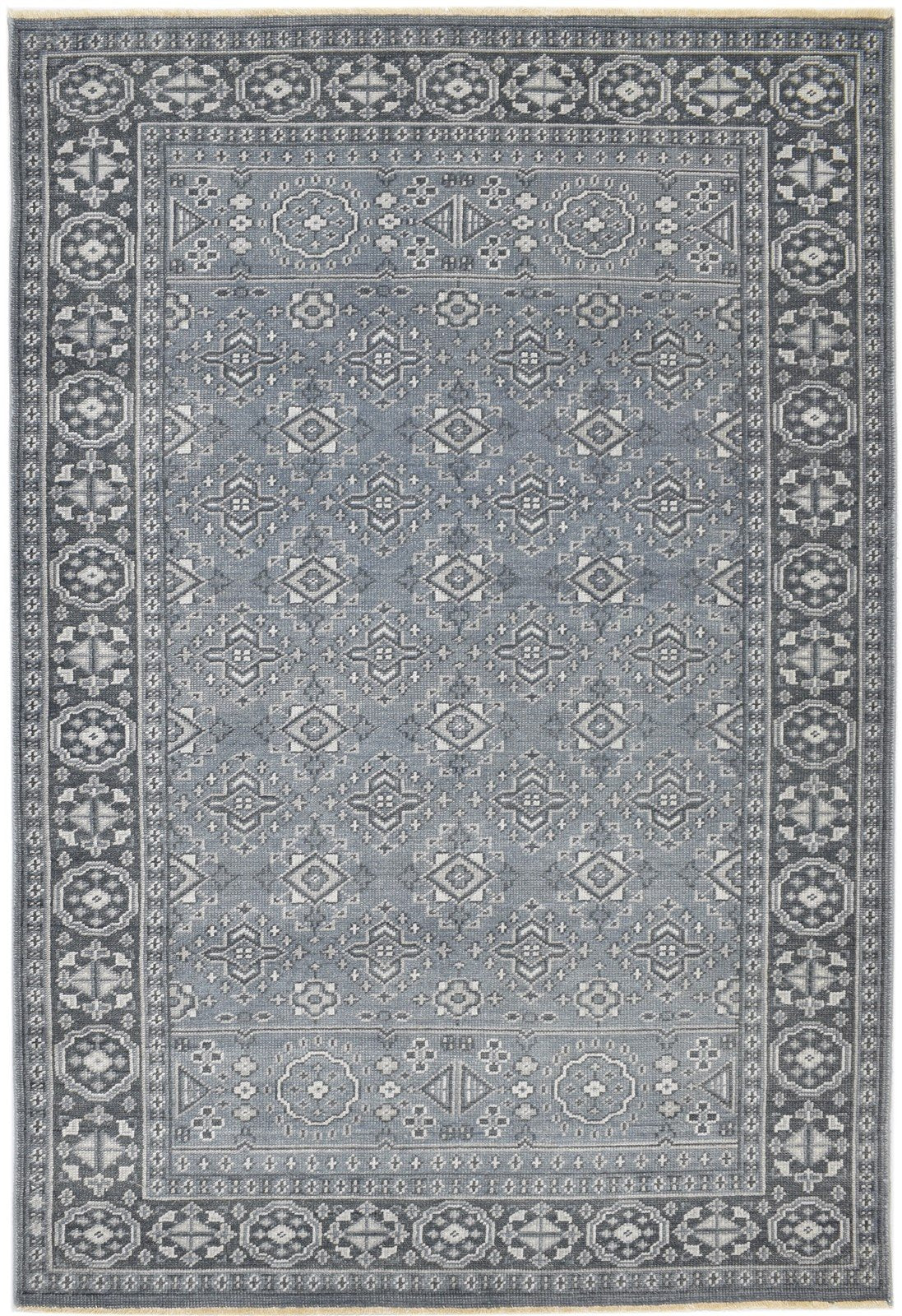 6' X 9' Rug Wool Grey Persian Hand Knotted Kazak Oriental Room Size Carpet