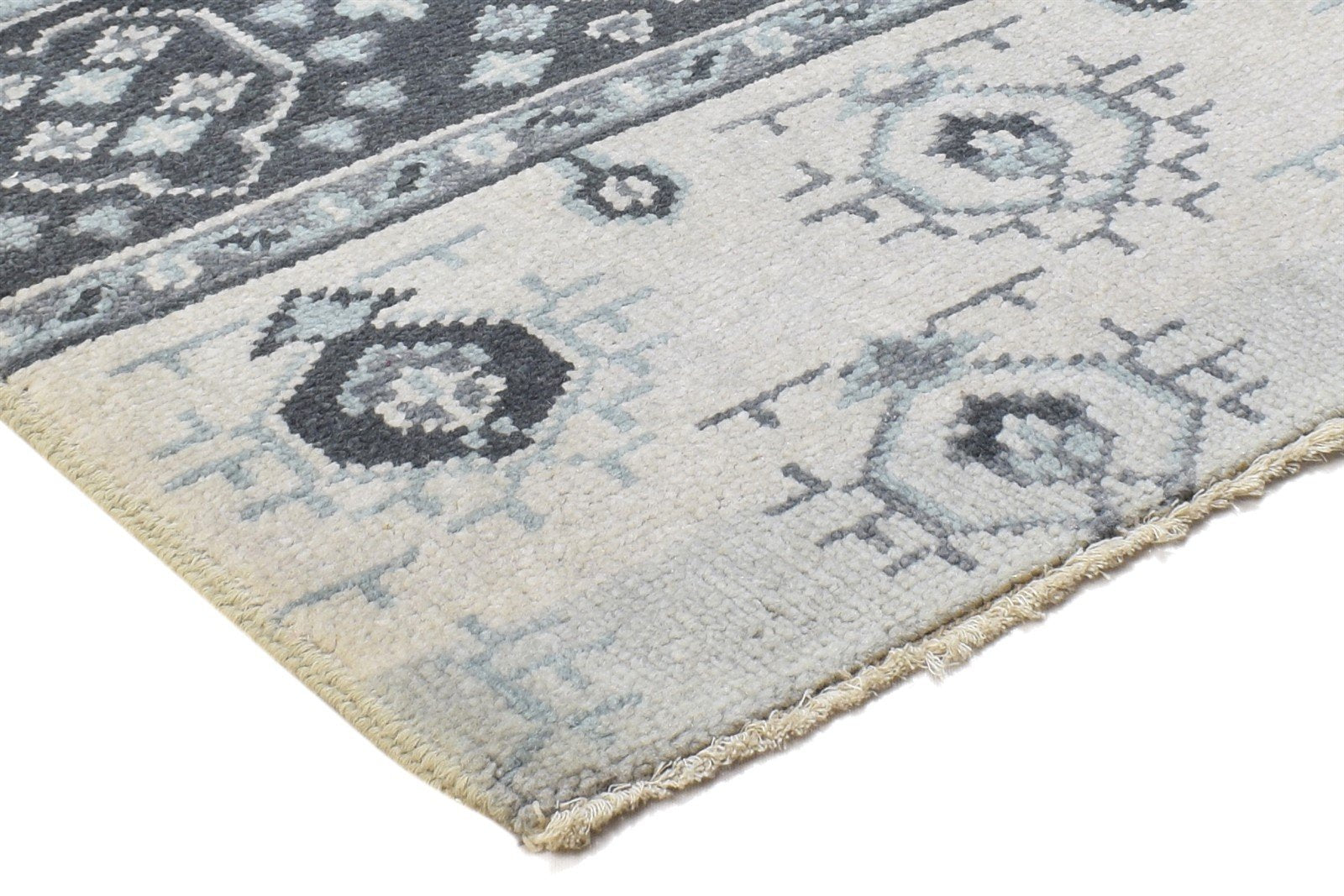 2' X 2' Rug Wool Sand Persian Hand Knotted Bokhara All-Over Small Carpet 