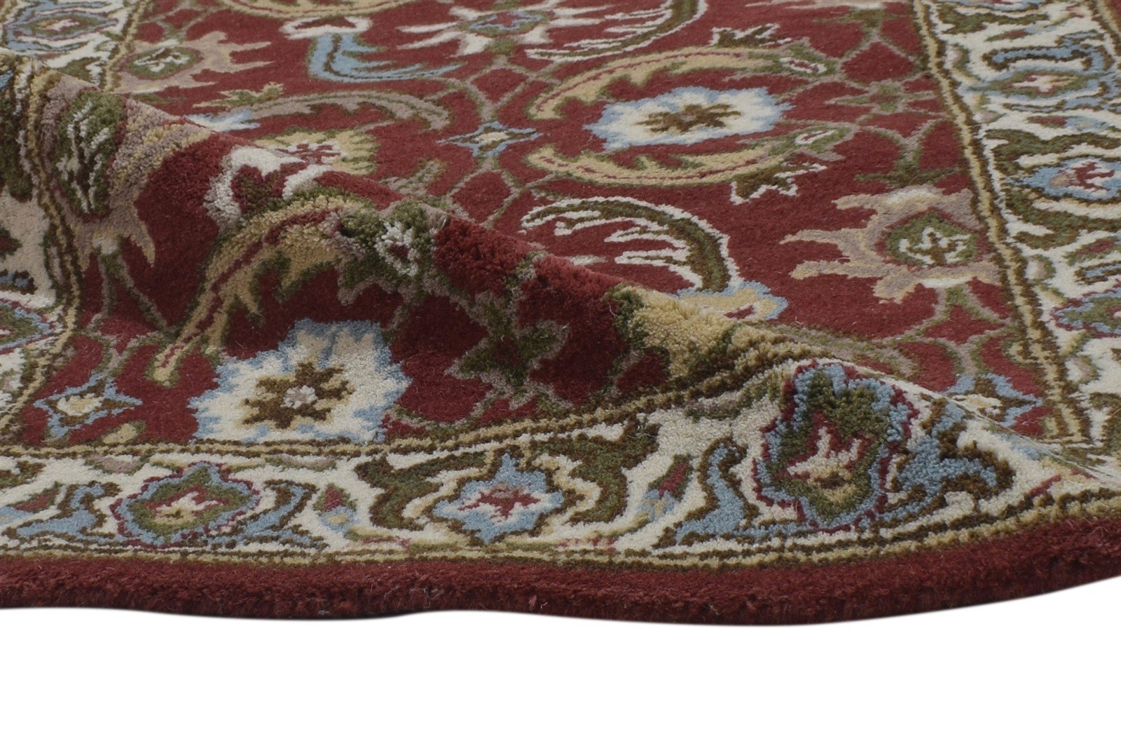 Hand Tufted Red Wool Rug 2' X 5' Persien Kashan Oriental Small Carpet 