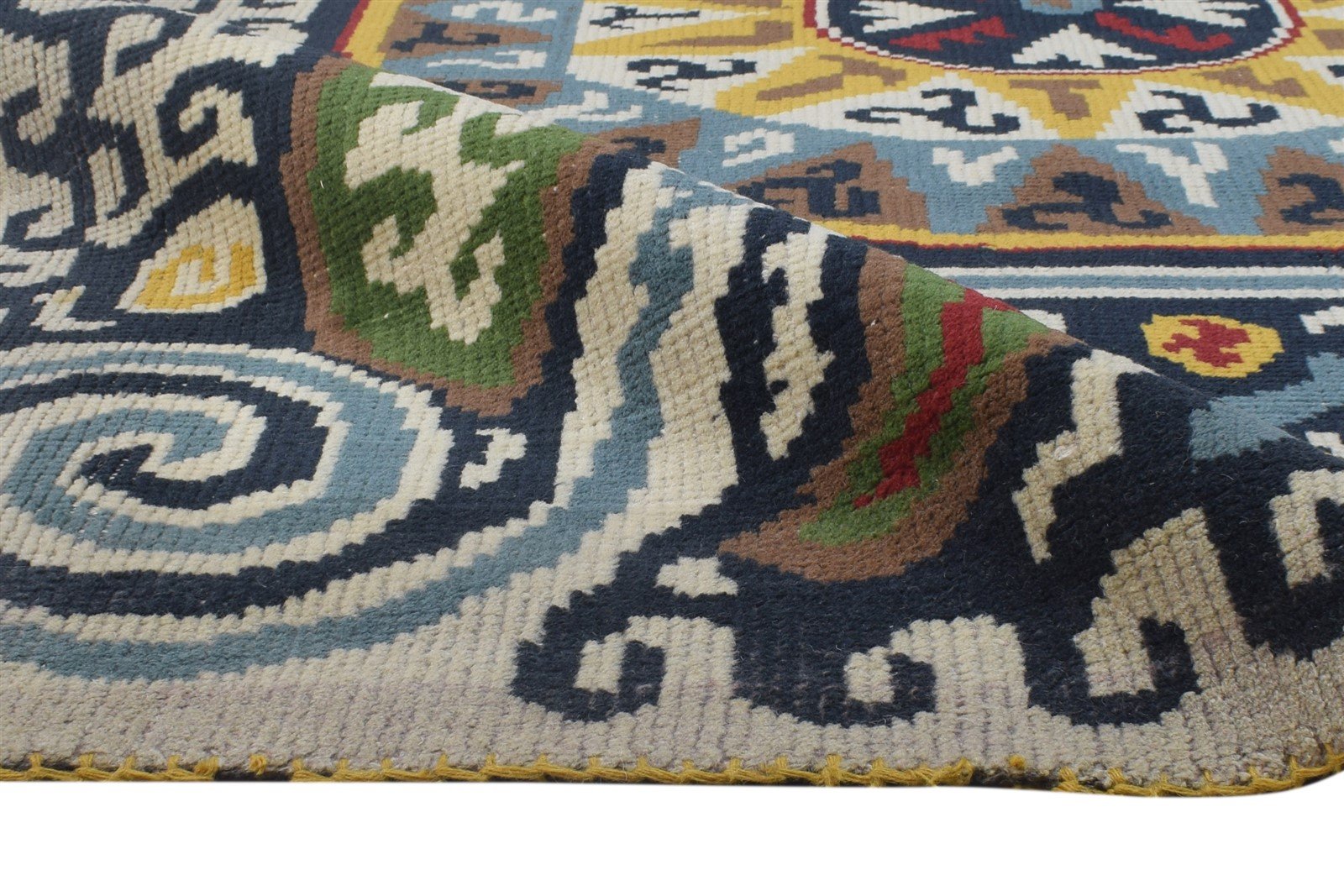 5X7 Rug Wool Multi Color Persian Hand Knotted Southwestern Tribal Room Size 