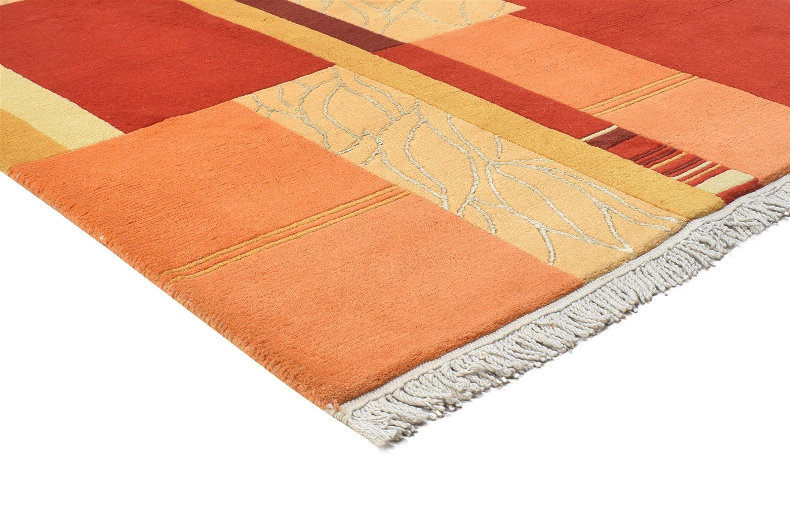 Wool Rust Rug 4' X 6' Persian Hand Knotted Gabbeh Tribal Room Size Carpet 