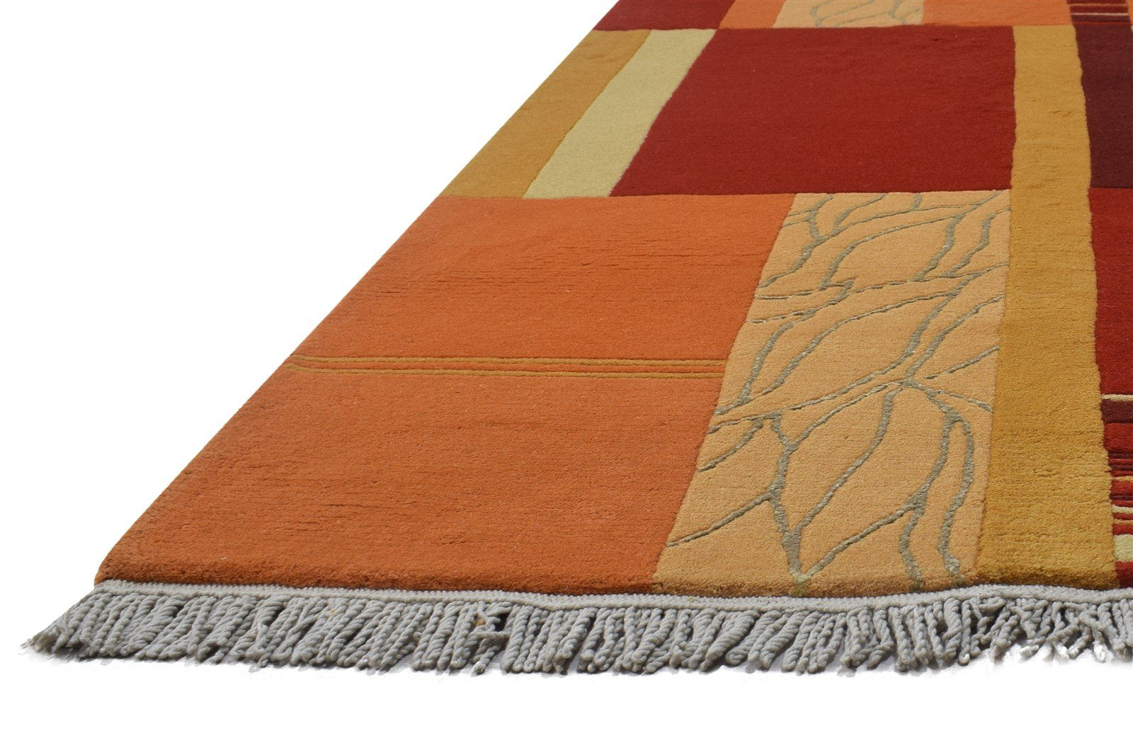 Wool Rust Rug 4' X 6' Persian Hand Knotted Gabbeh Tribal Room Size Carpet 