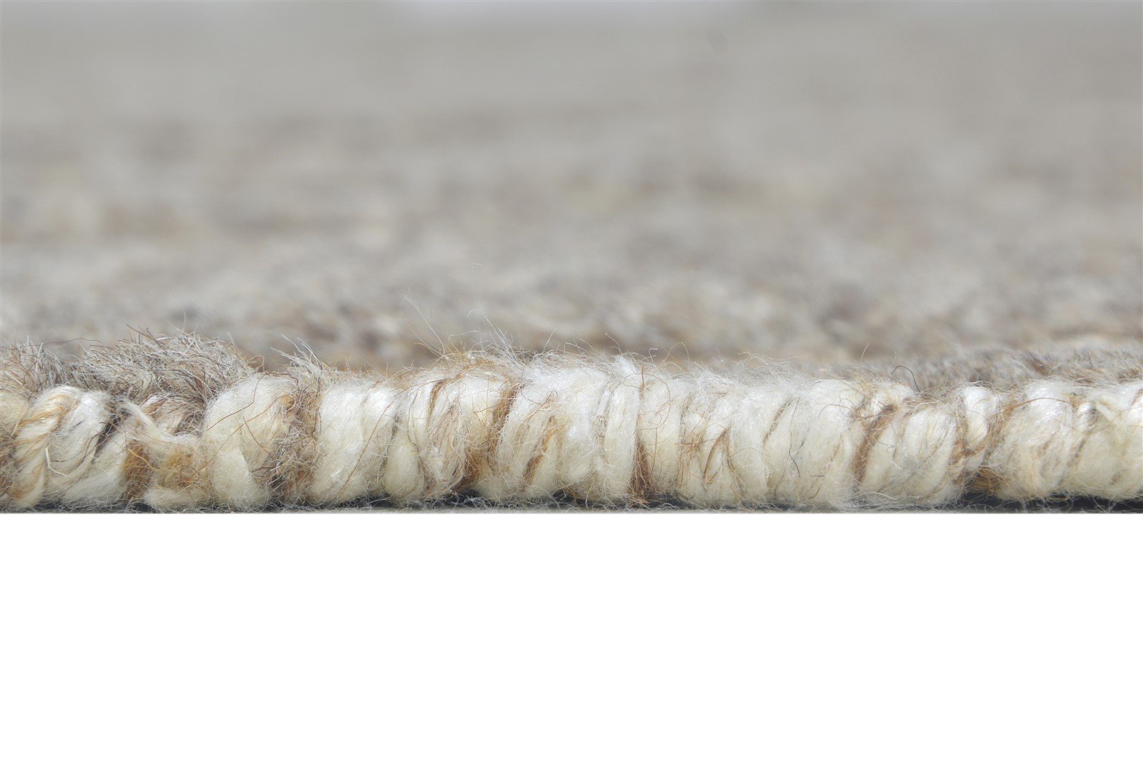 Hand Knotted Brown Wool Rug 8' X 13' Modern Scandinavian Chevron Large Carpet  Area Rug 
