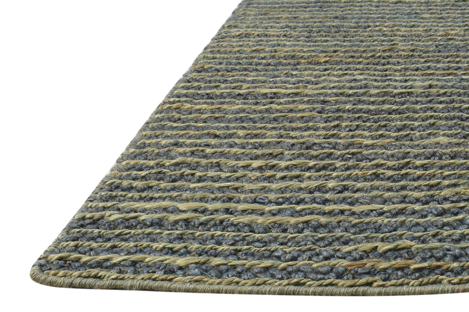 Silk Green Rug 4' X 6' Modern Hand Woven Scandinavian Solid Room Size Carpet 