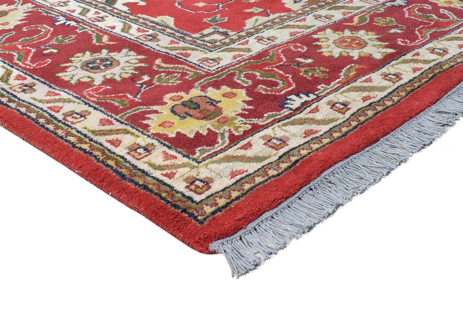 Red Wool Rug 8' X 10' Persian Hand Knotted Oushak Oriental Large Carpet 