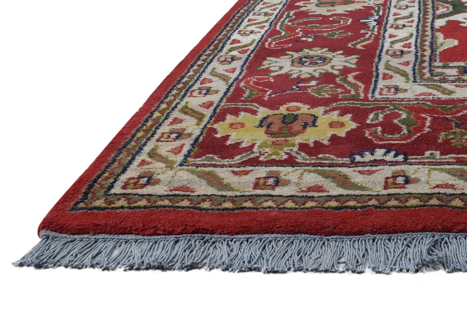 Red Wool Rug 8' X 10' Persian Hand Knotted Oushak Oriental Large Carpet 