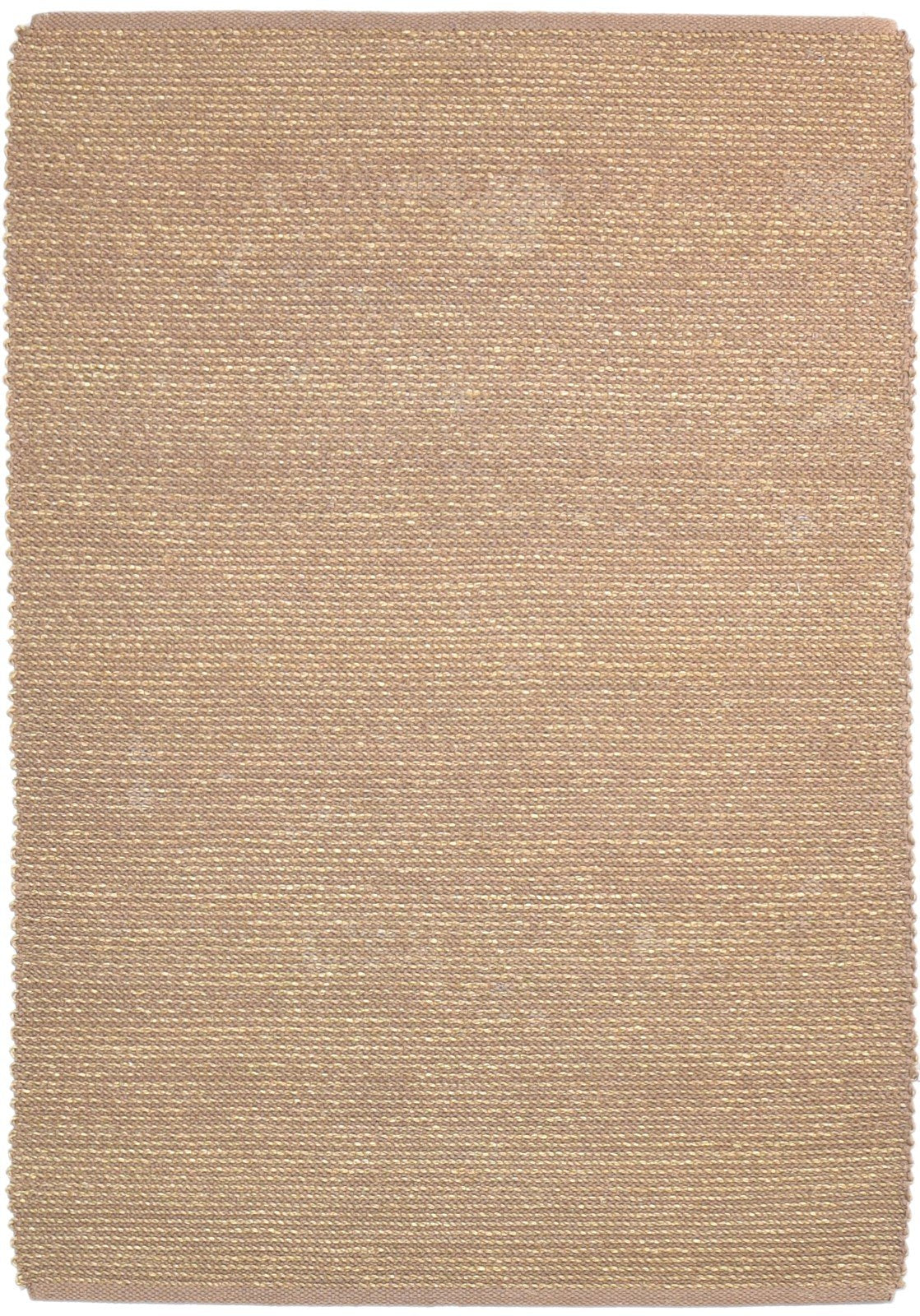 4' X 6' Rug Jute Brown Modern Hand Woven Scandinavian Solid Room Size Carpet 